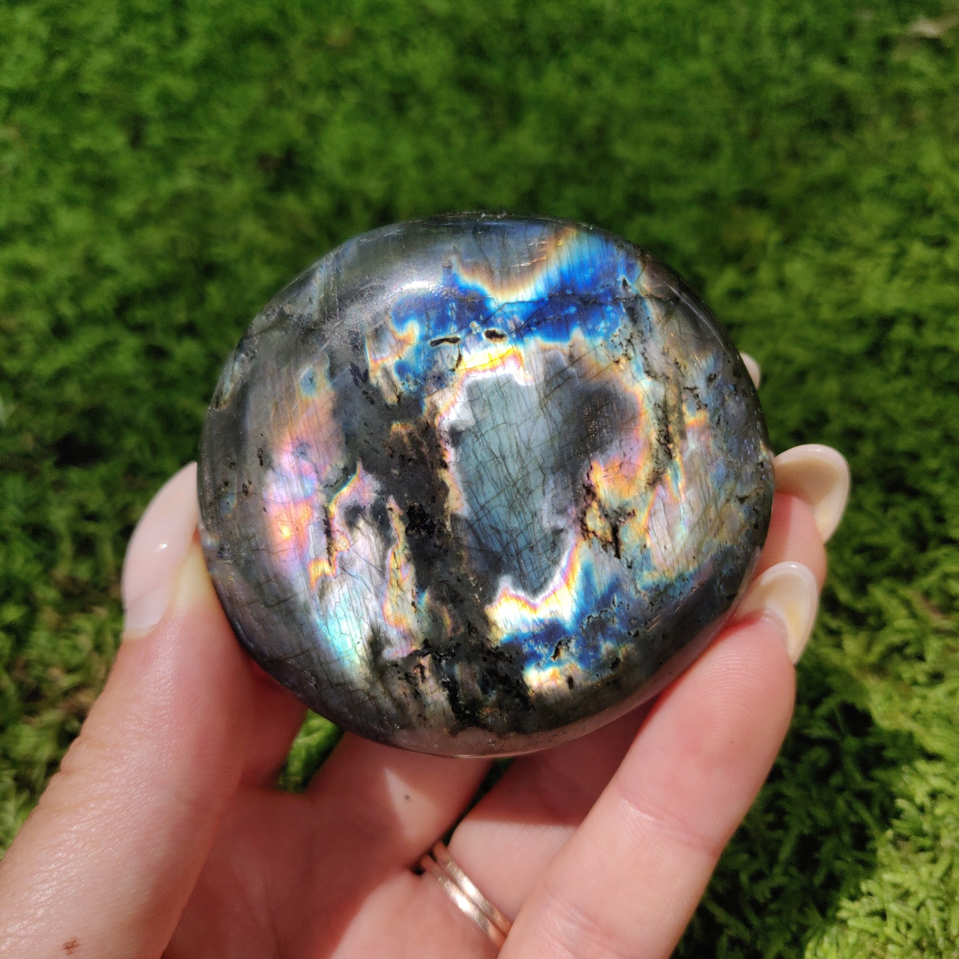 Labradorite Palm Stone (#54) - Simply Affinity