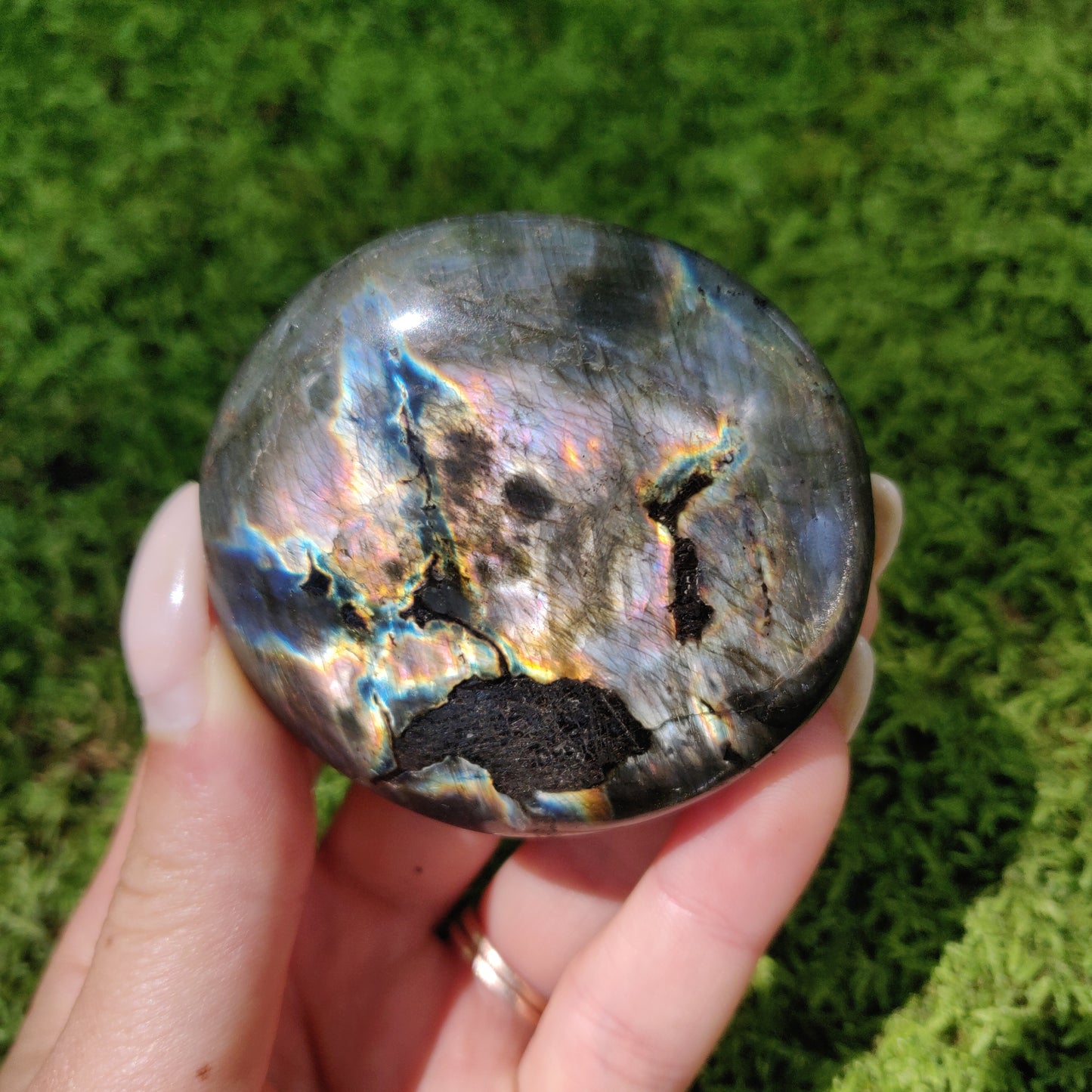 Labradorite Palm Stone (#54) - Simply Affinity