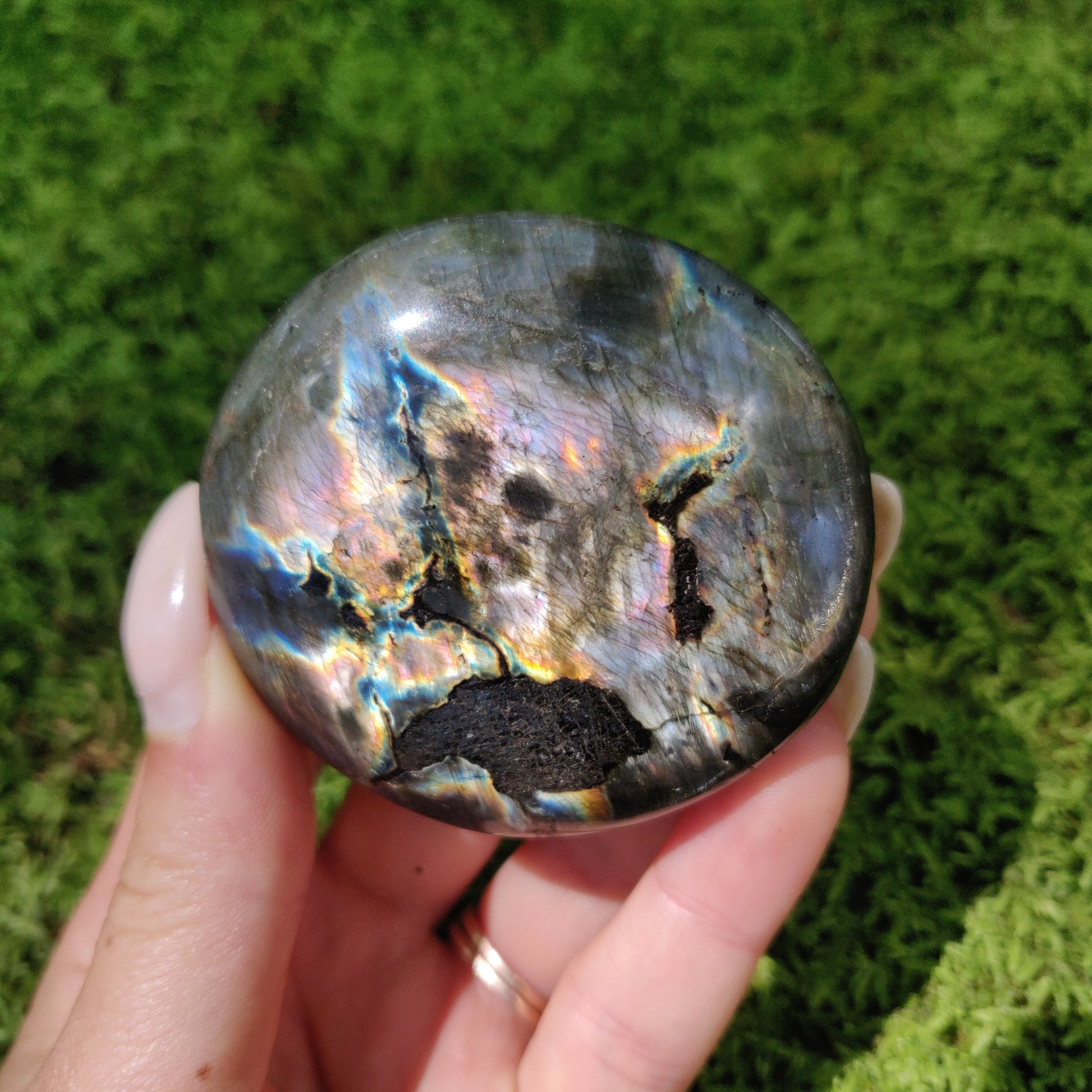 Labradorite Palm Stone (#54) - Simply Affinity