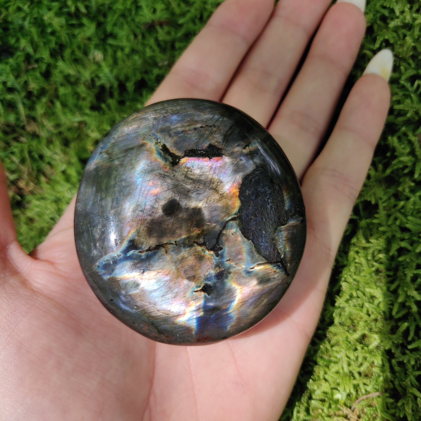 Labradorite Palm Stone (#54) - Simply Affinity