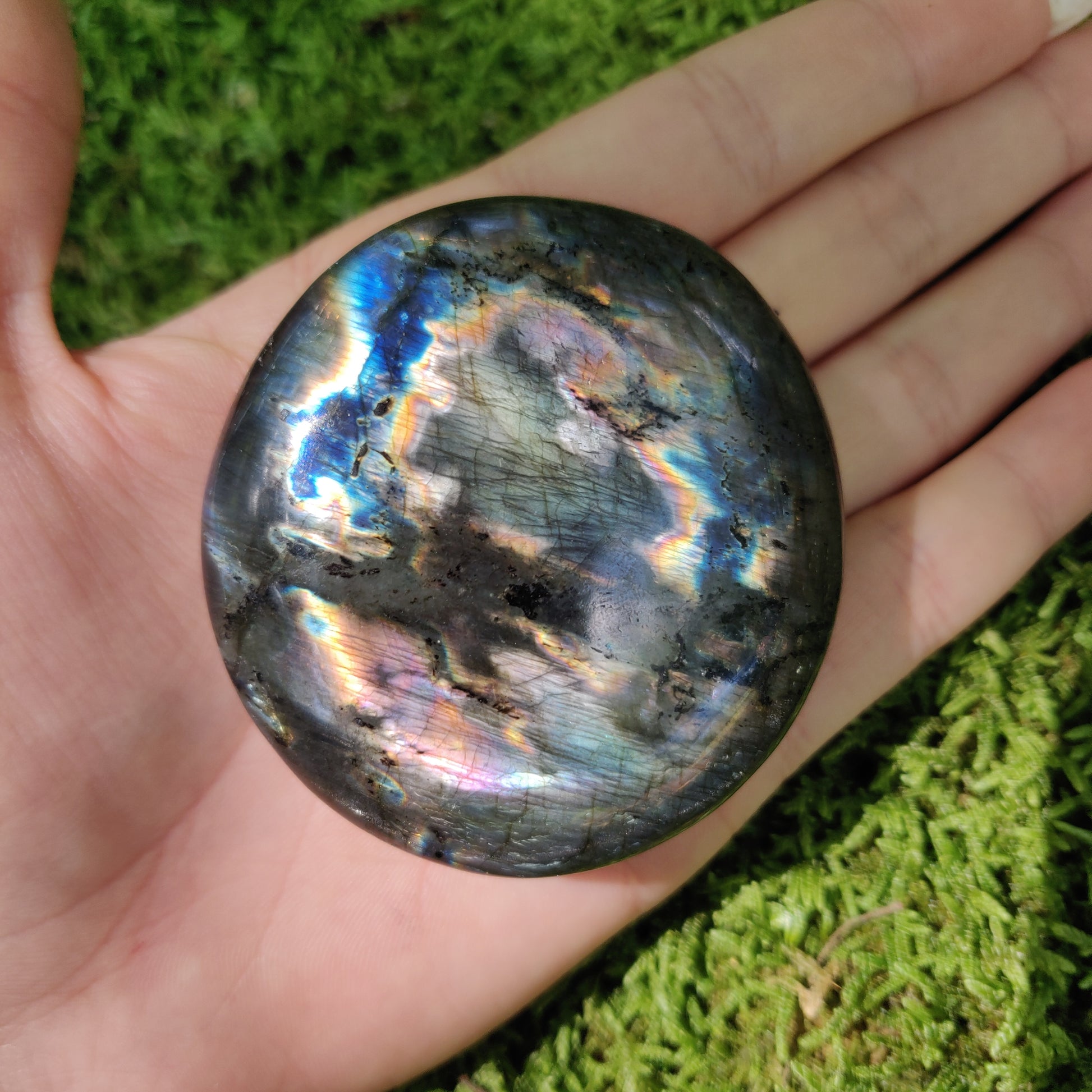Labradorite Palm Stone (#54) - Simply Affinity