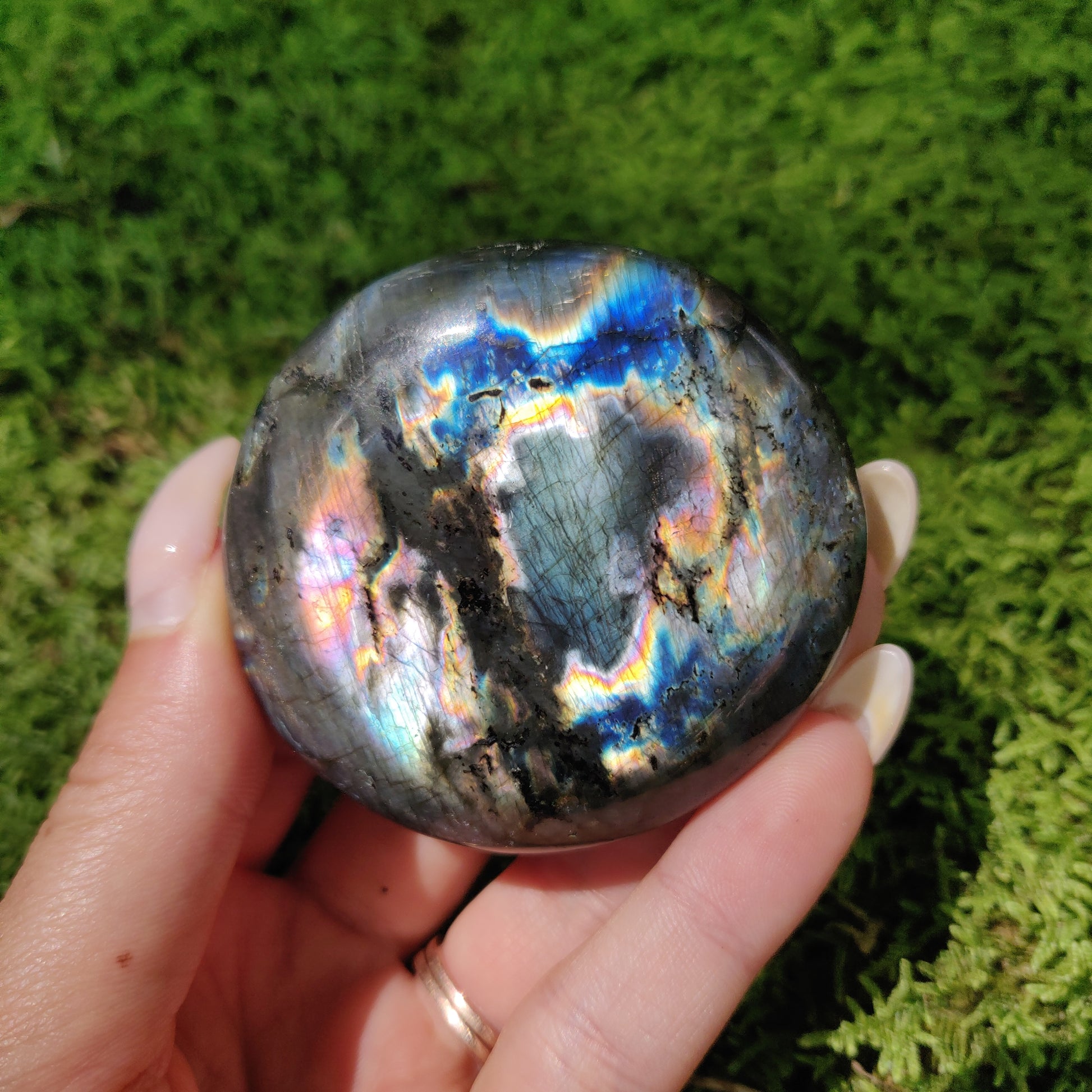 Labradorite Palm Stone (#54) - Simply Affinity