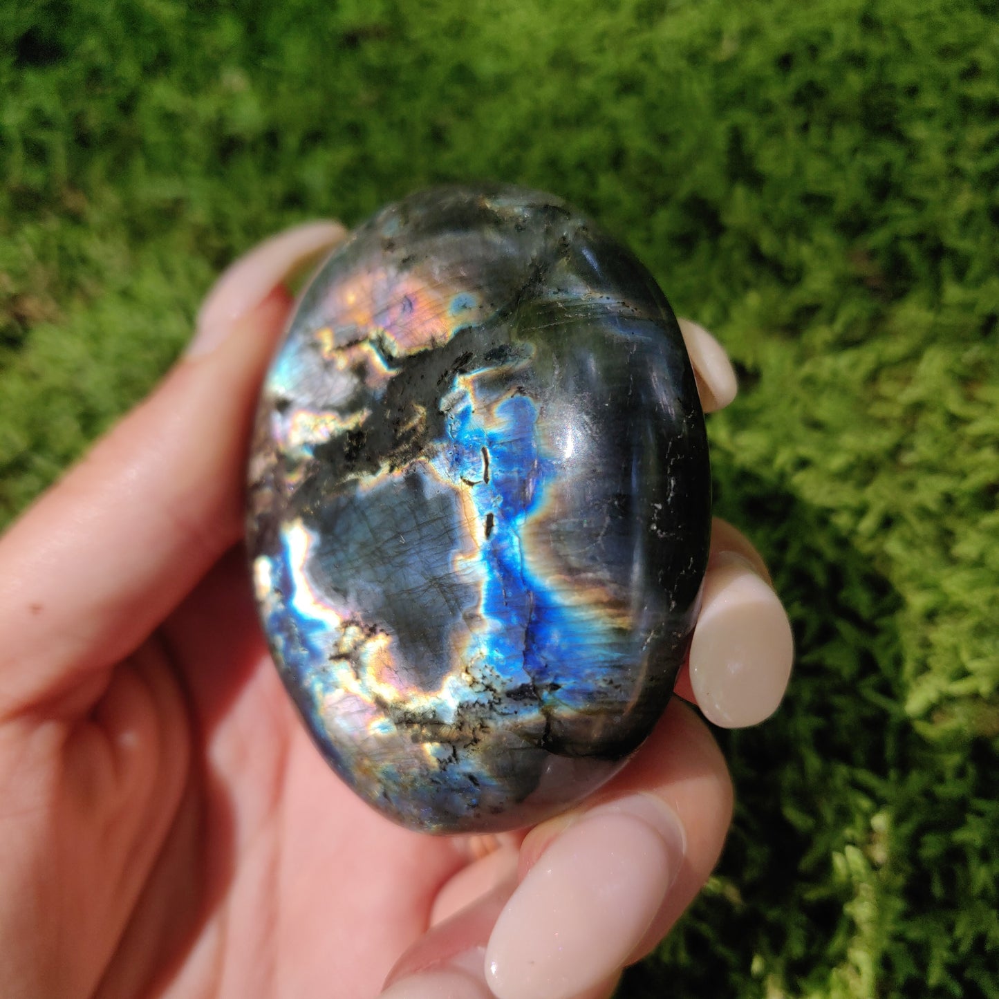 Labradorite Palm Stone (#54) - Simply Affinity