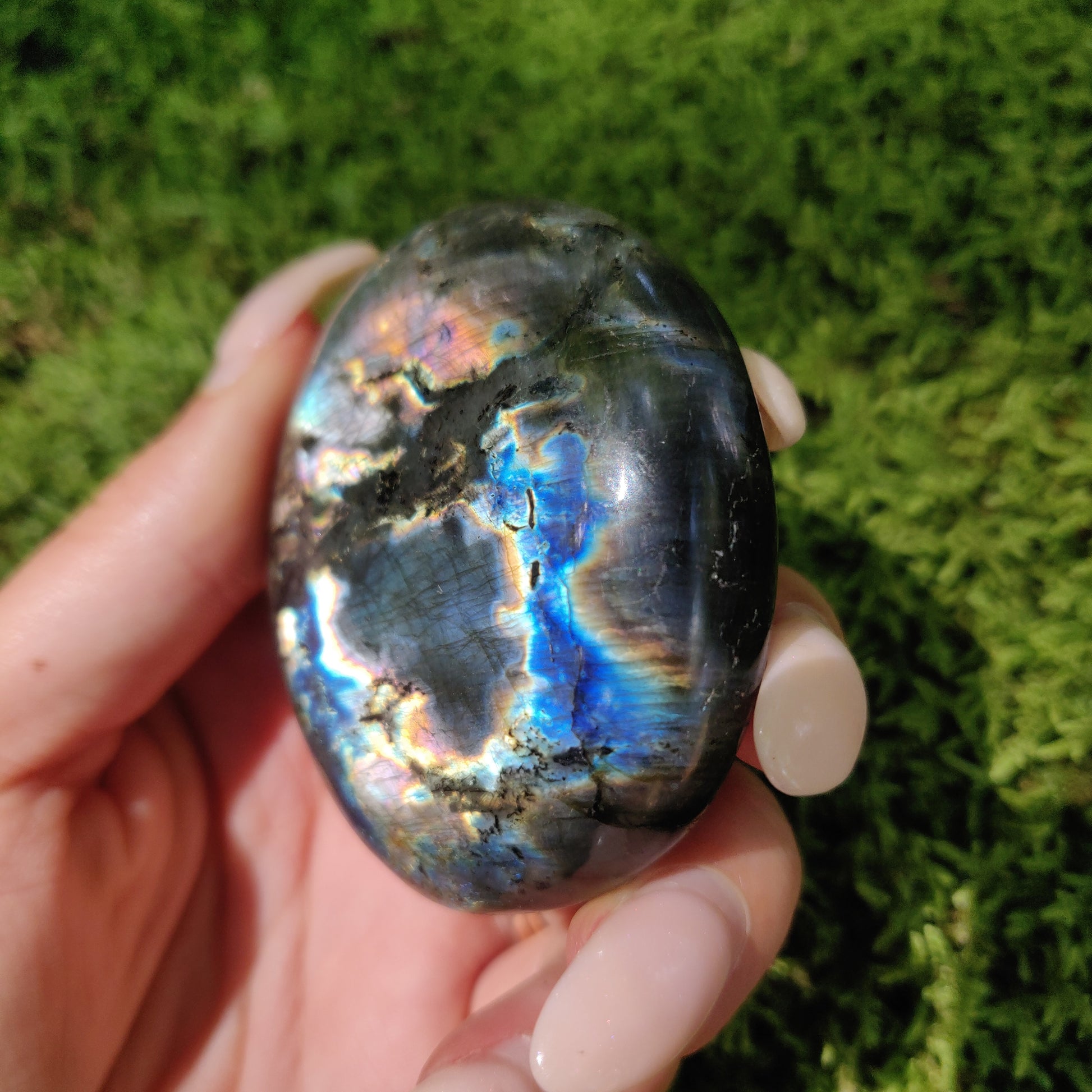 Labradorite Palm Stone (#54) - Simply Affinity