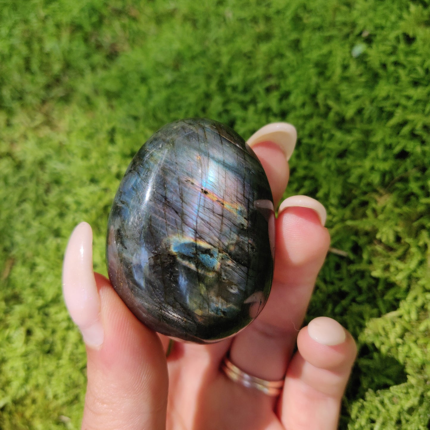 Labradorite Palm Stone (#95) - Simply Affinity