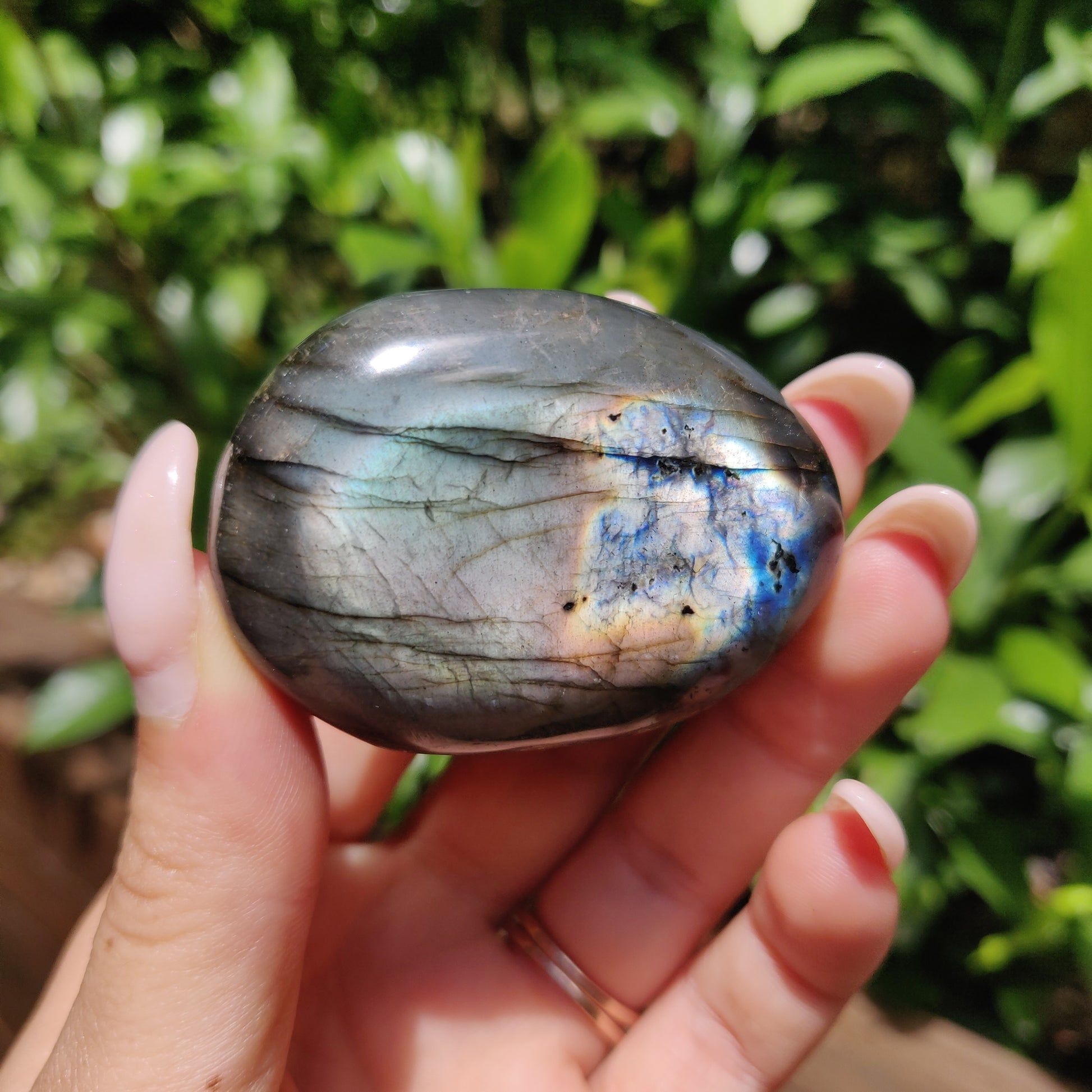 Labradorite Palm Stone (#127) - Simply Affinity