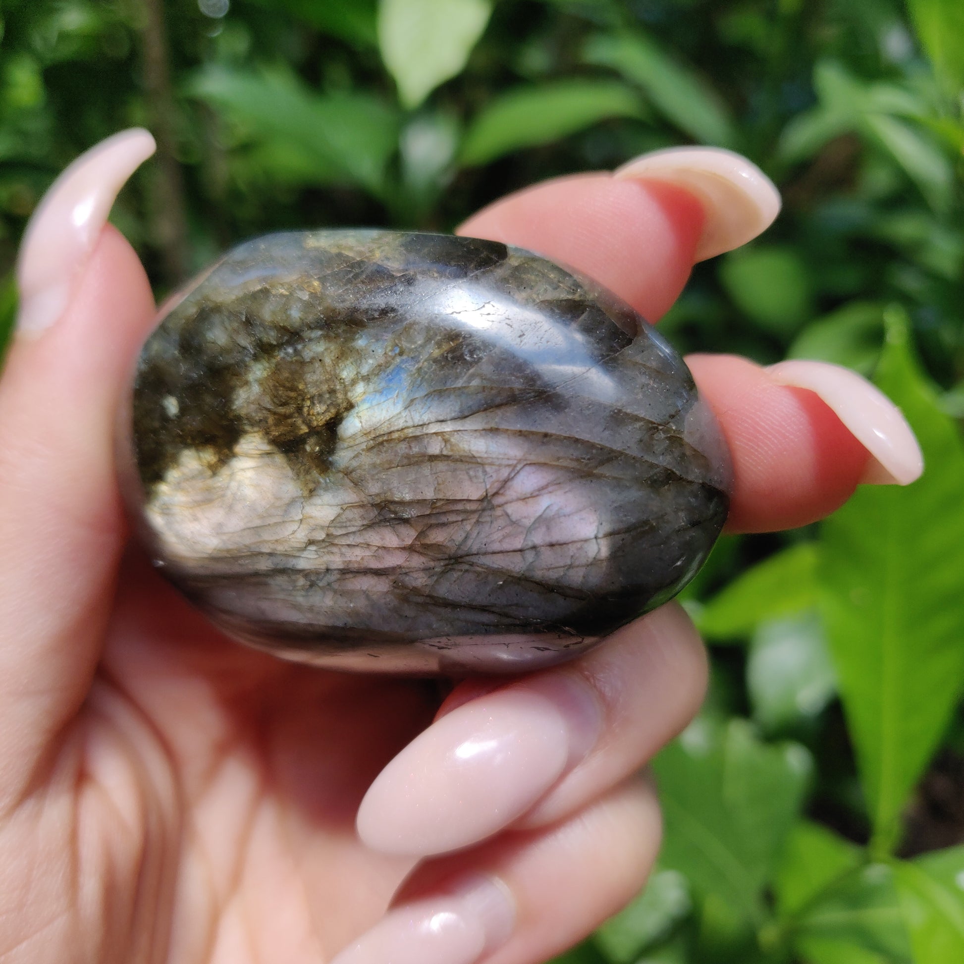 Labradorite Palm Stone (#127) - Simply Affinity