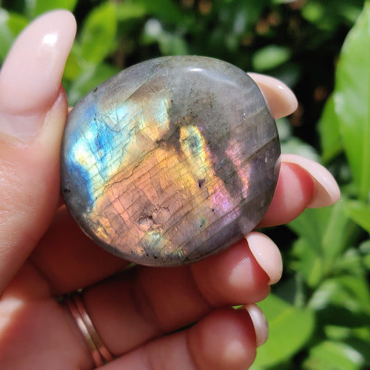 Labradorite Palm Stone (#56) - Simply Affinity