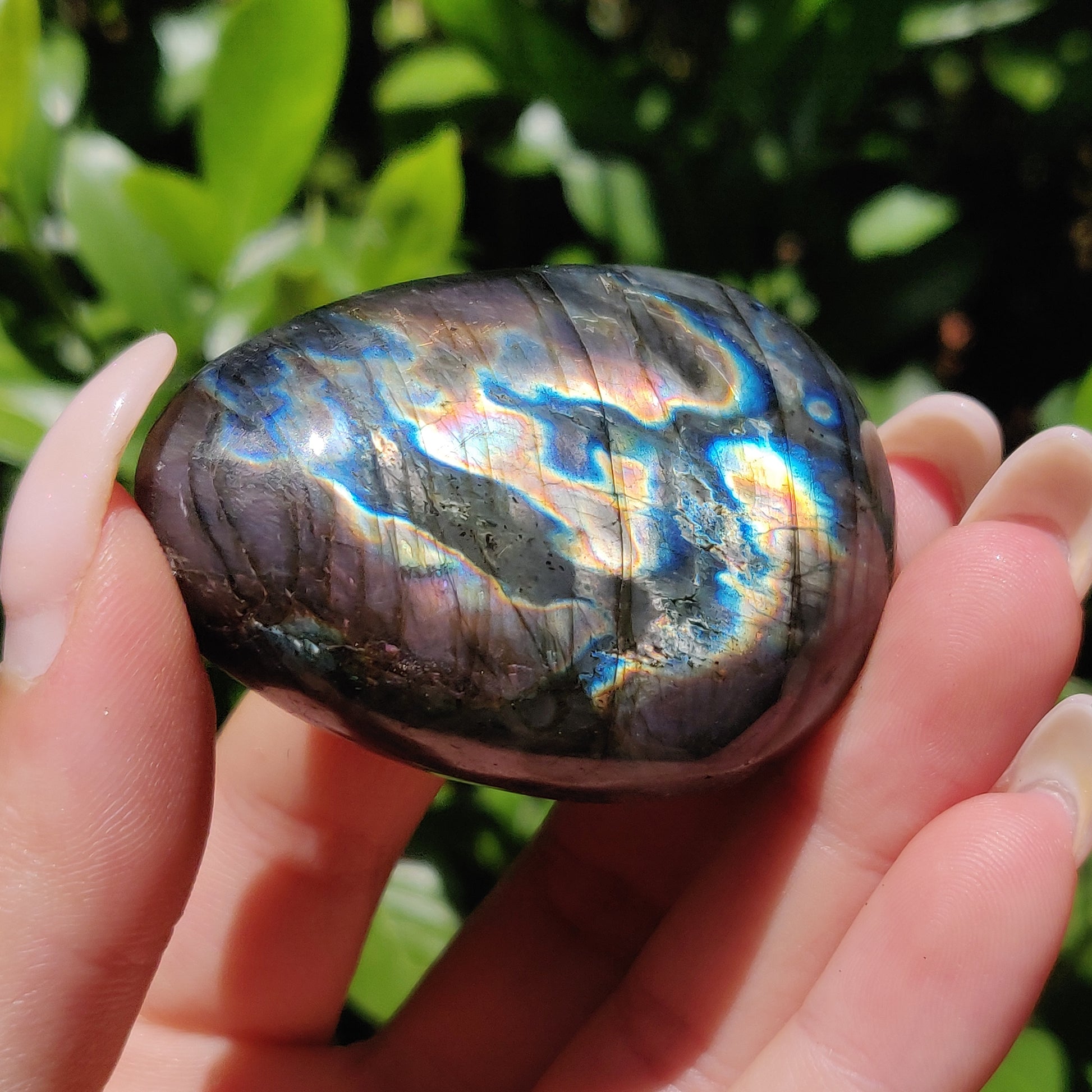 Labradorite Palm Stone (#210) - Simply Affinity