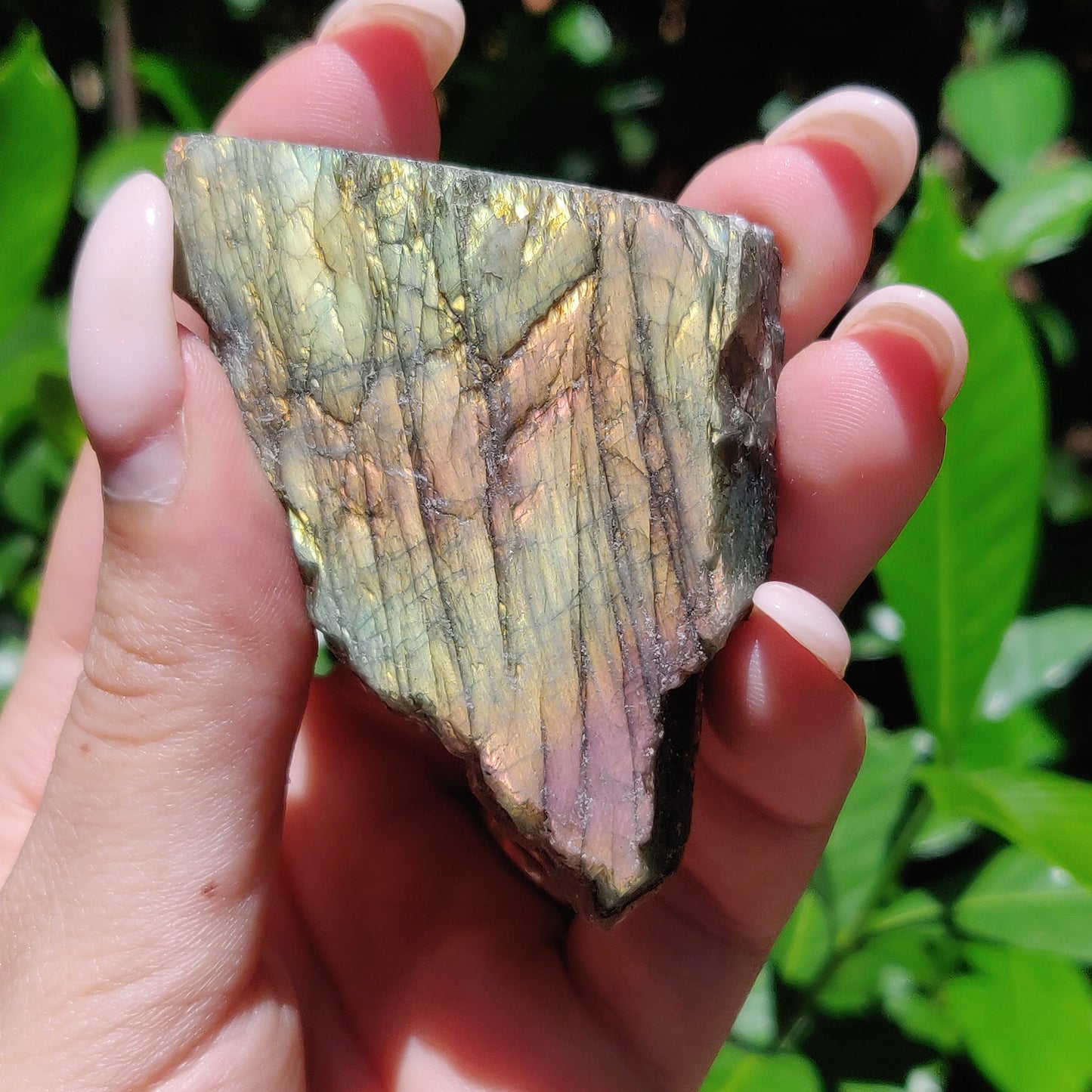 Self-Standing Labradorite Slab (#29A) - Simply Affinity