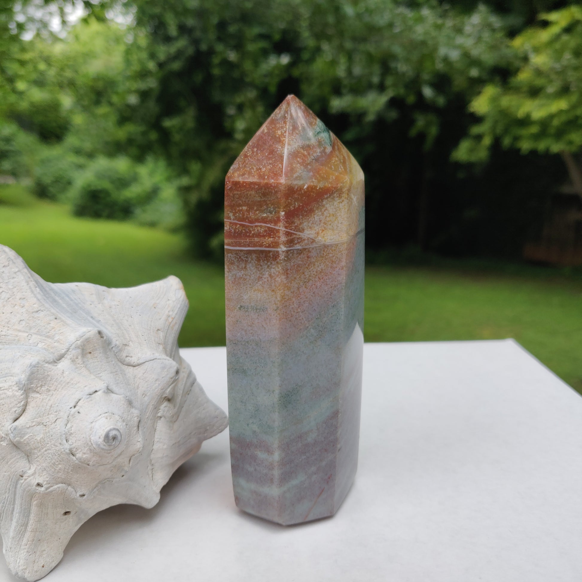 *Rainbow Spirit Jasper Tower (#2) - Simply Affinity