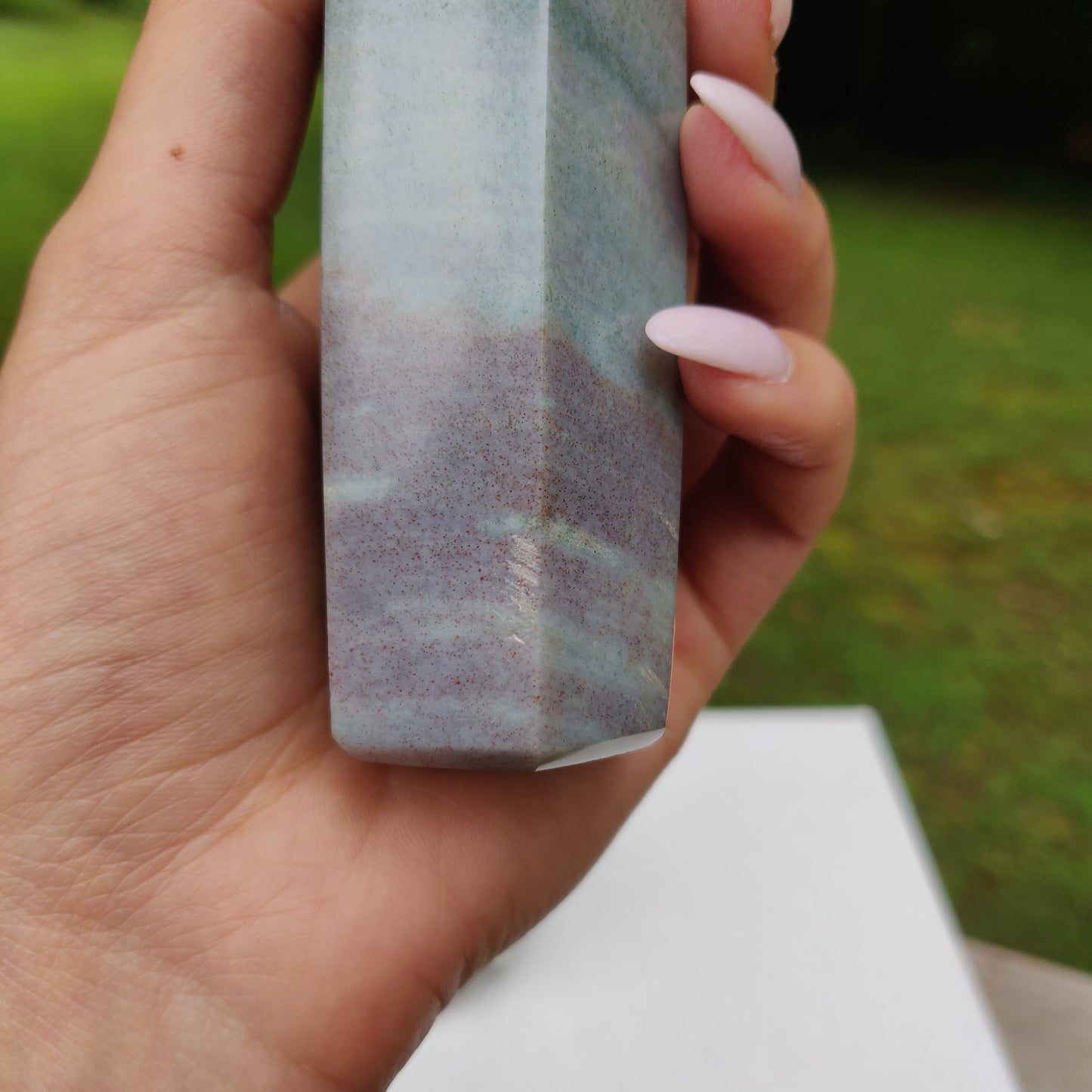 *Rainbow Spirit Jasper Tower (#2) - Simply Affinity