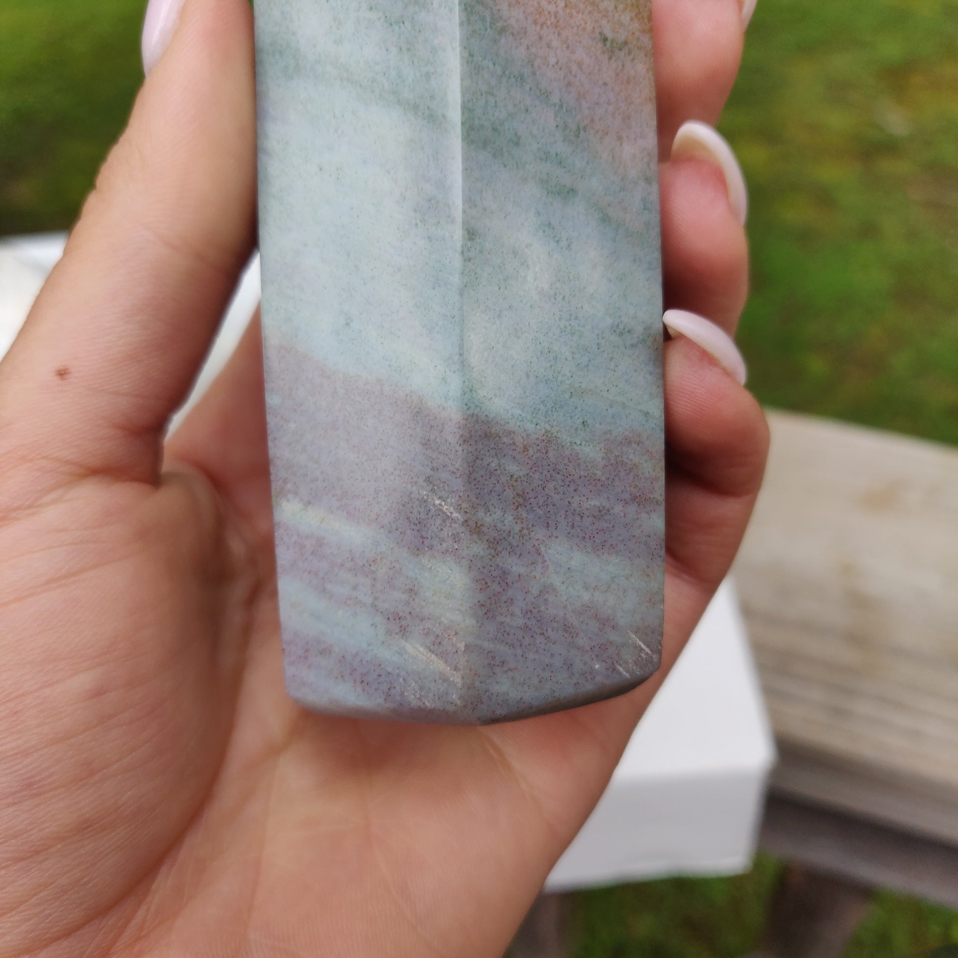 *Rainbow Spirit Jasper Tower (#2) - Simply Affinity