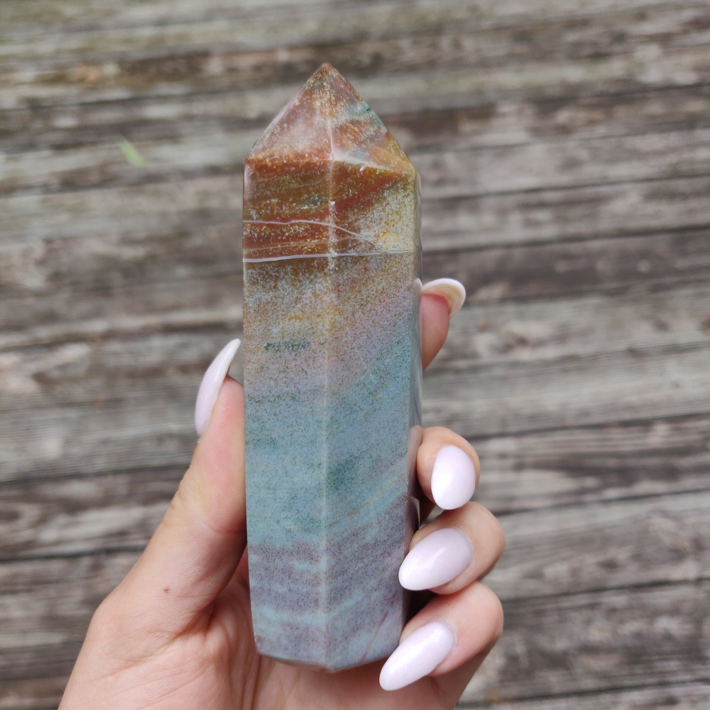 *Rainbow Spirit Jasper Tower (#2) - Simply Affinity