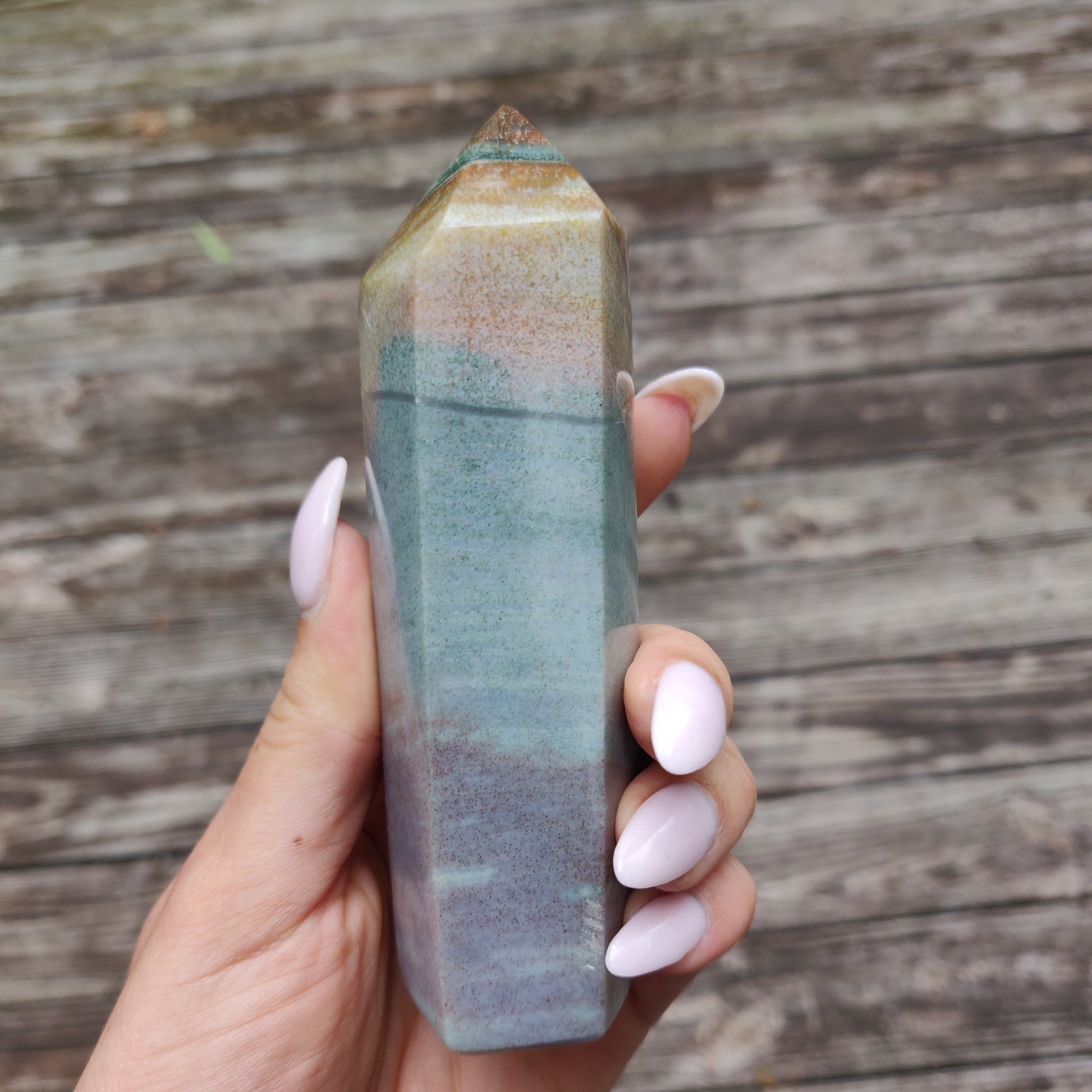 *Rainbow Spirit Jasper Tower (#2) - Simply Affinity