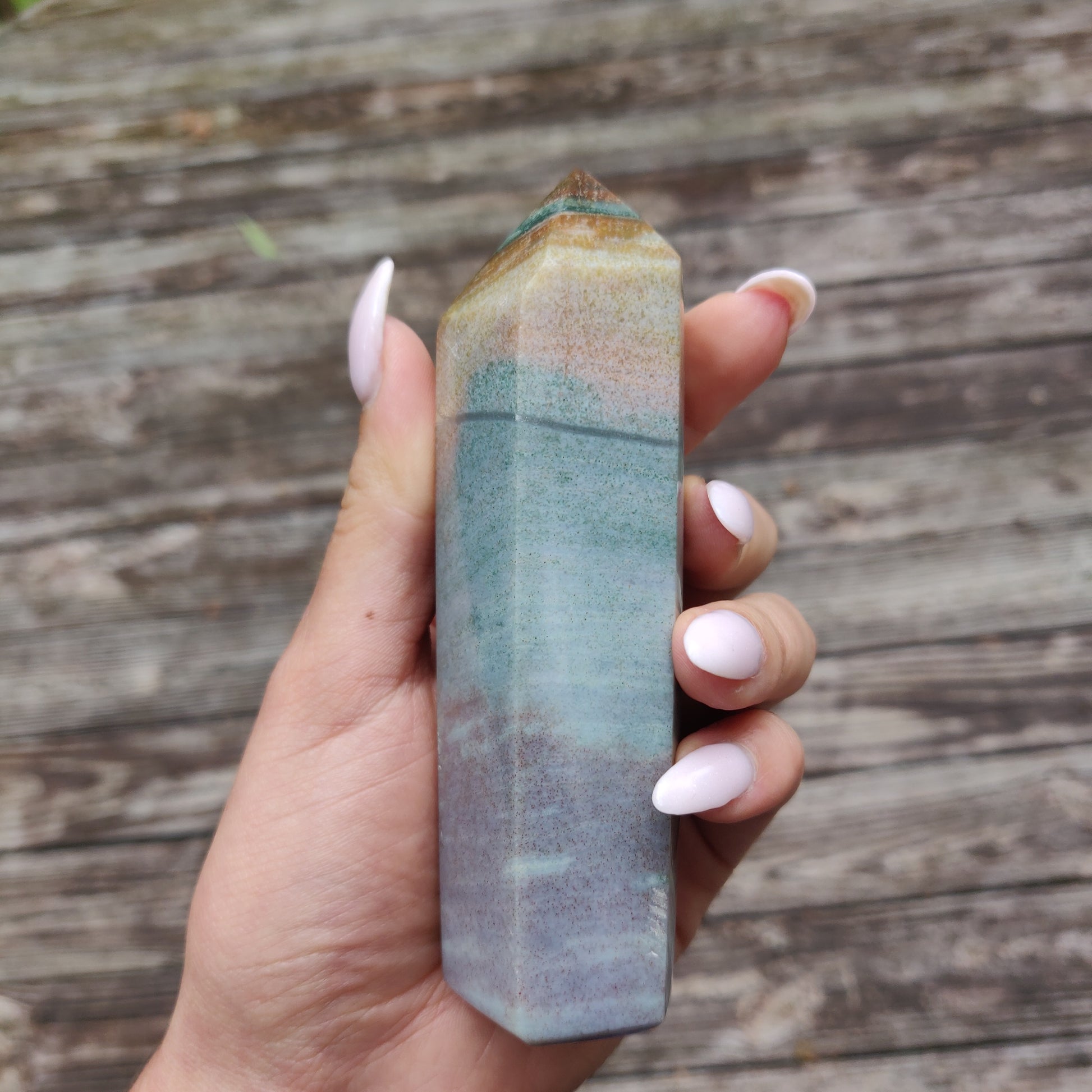 *Rainbow Spirit Jasper Tower (#2) - Simply Affinity