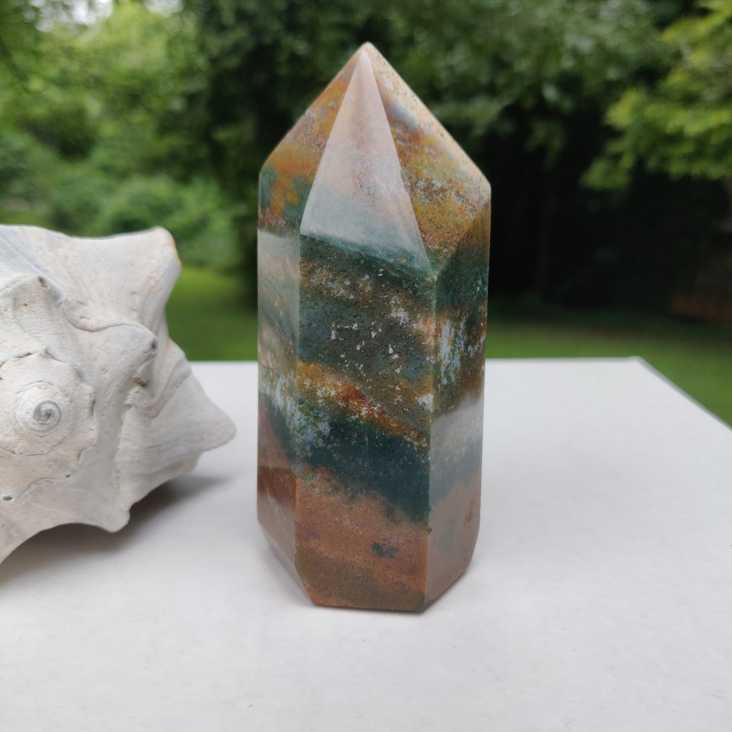*Rainbow Spirit Jasper Tower (#1) - Simply Affinity
