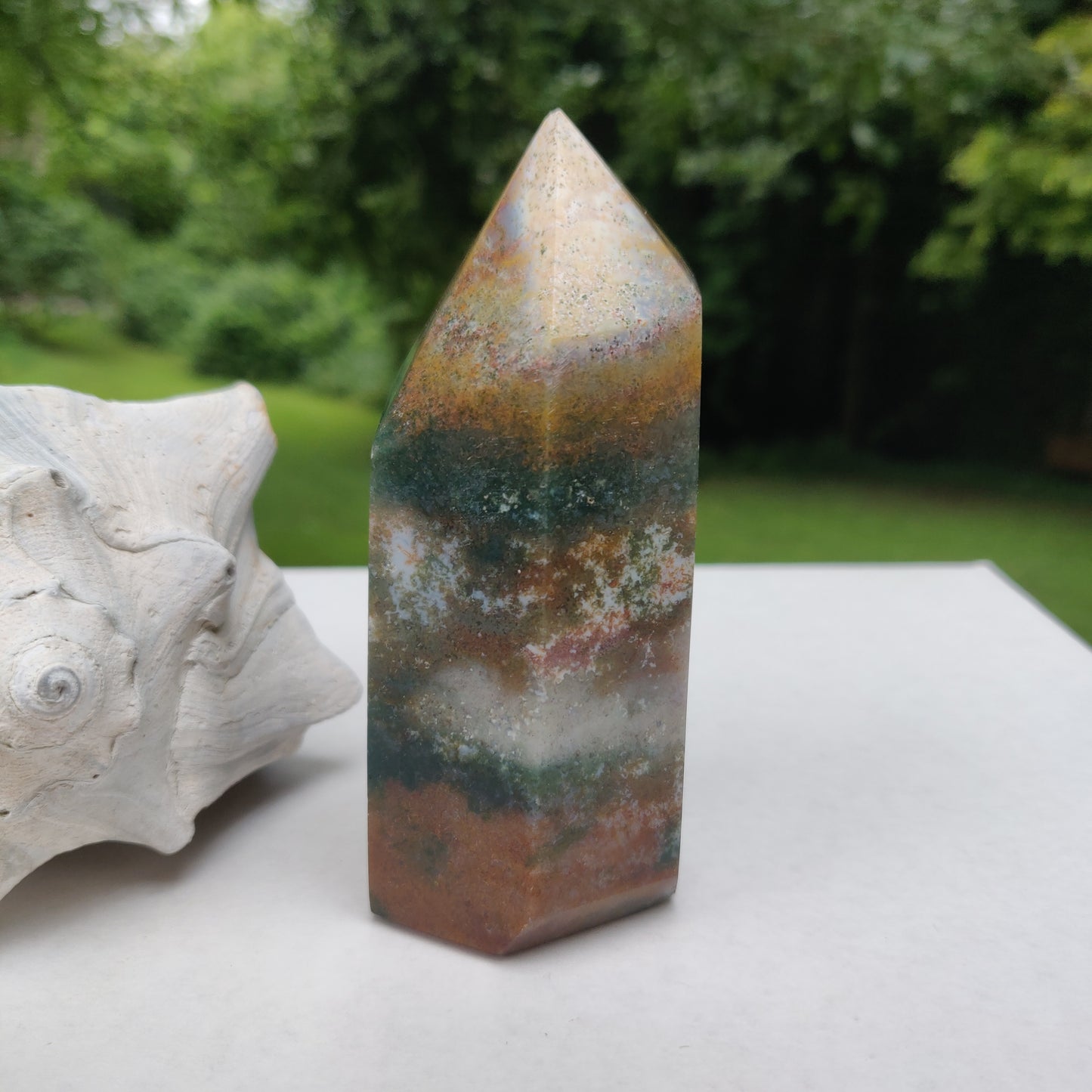 *Rainbow Spirit Jasper Tower (#1) - Simply Affinity