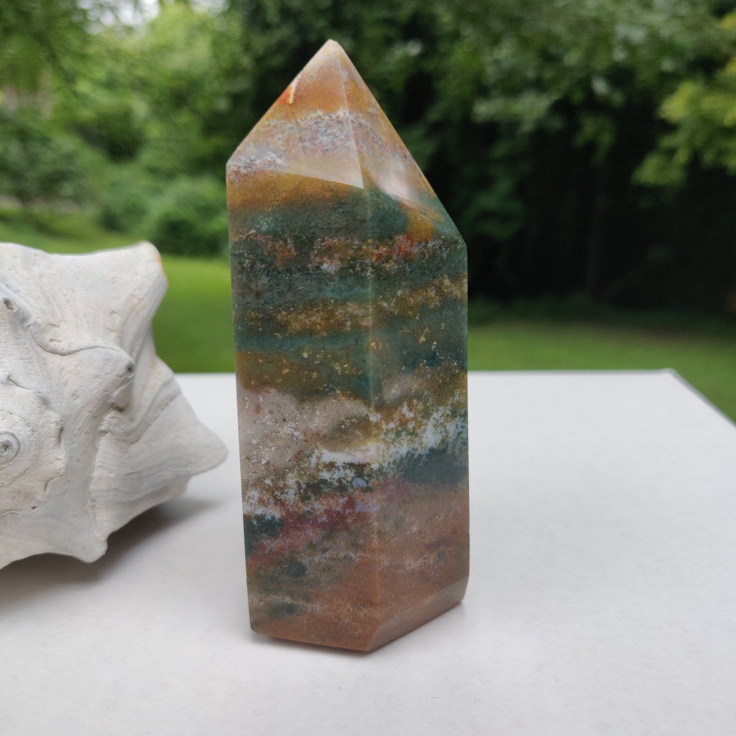 *Rainbow Spirit Jasper Tower (#1) - Simply Affinity