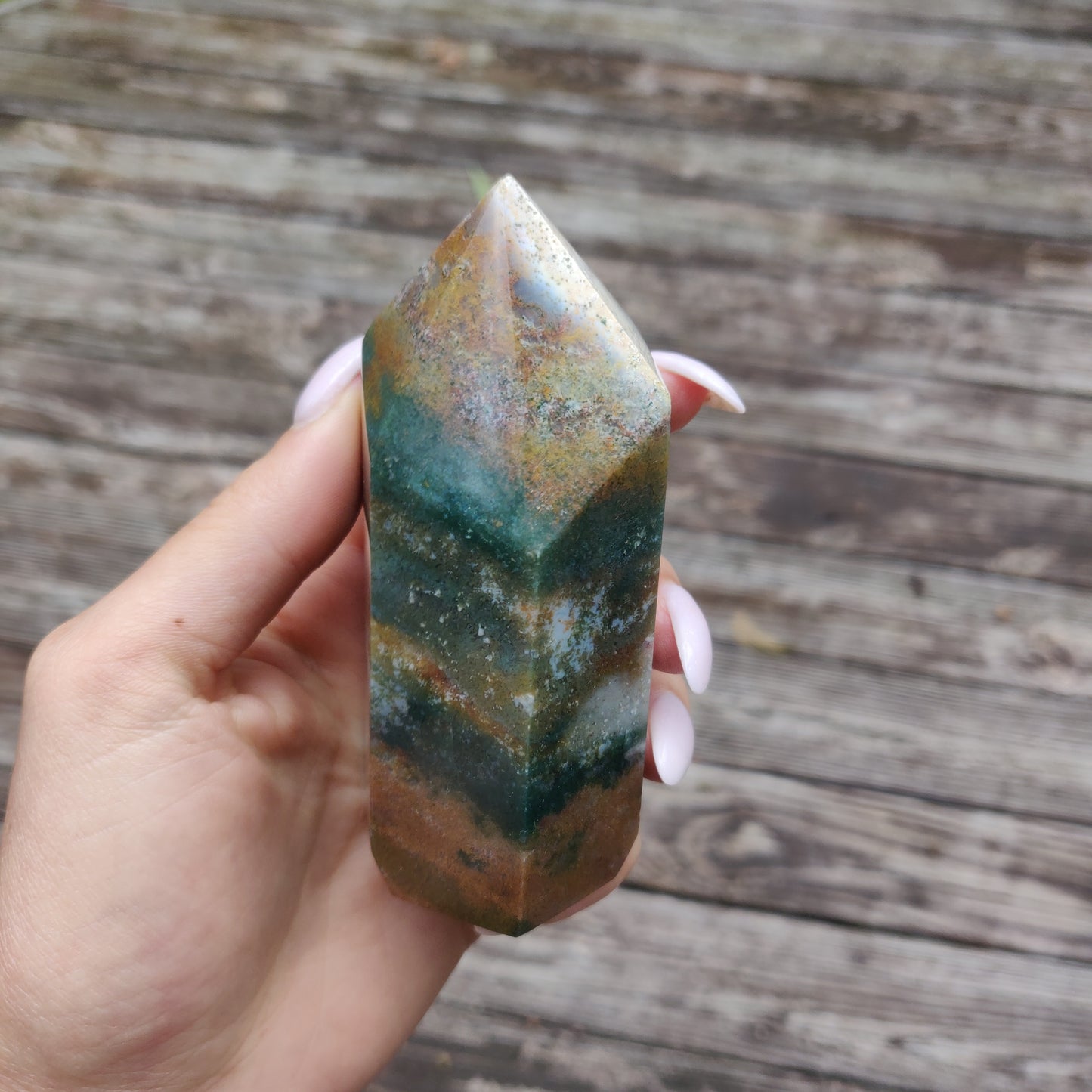 *Rainbow Spirit Jasper Tower (#1) - Simply Affinity