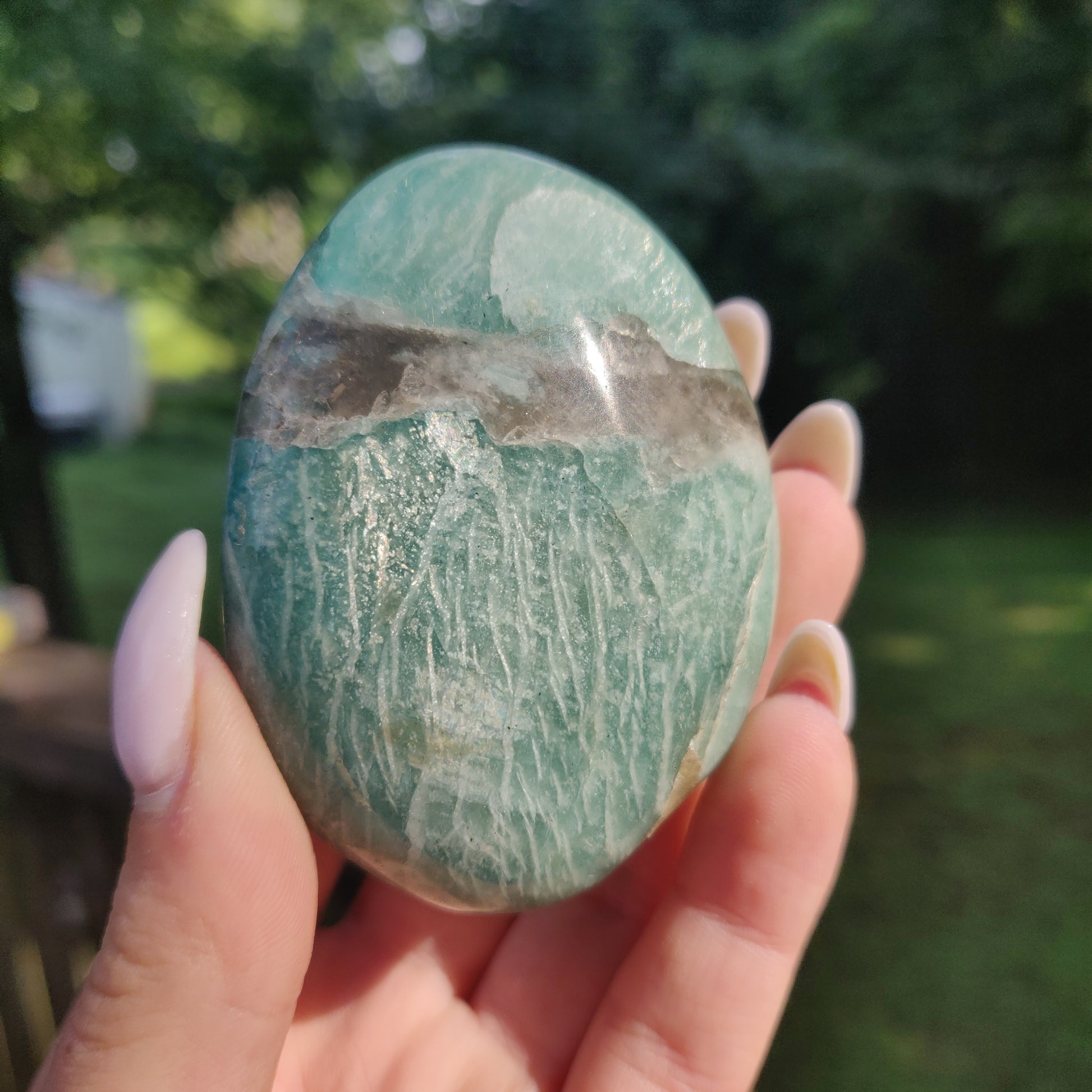Amazonite Palm Stone (#2) - Simply Affinity