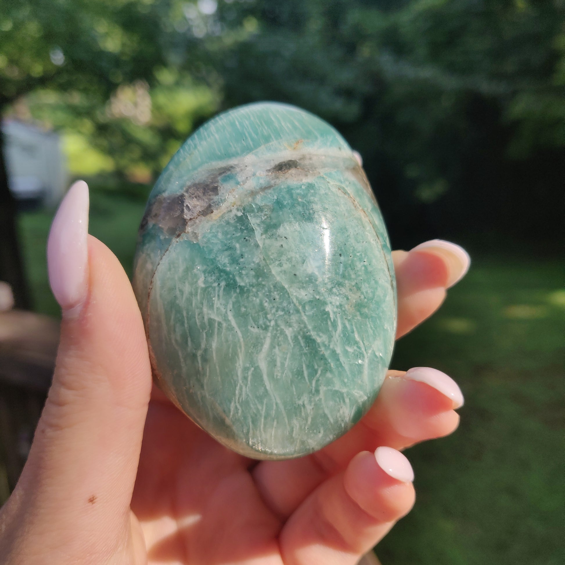 Amazonite Palm Stone (#2) - Simply Affinity