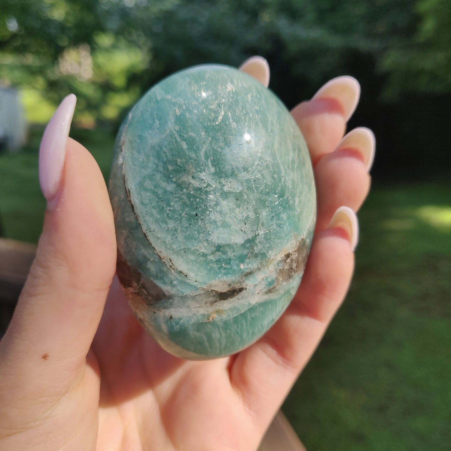 Amazonite Palm Stone (#2) - Simply Affinity