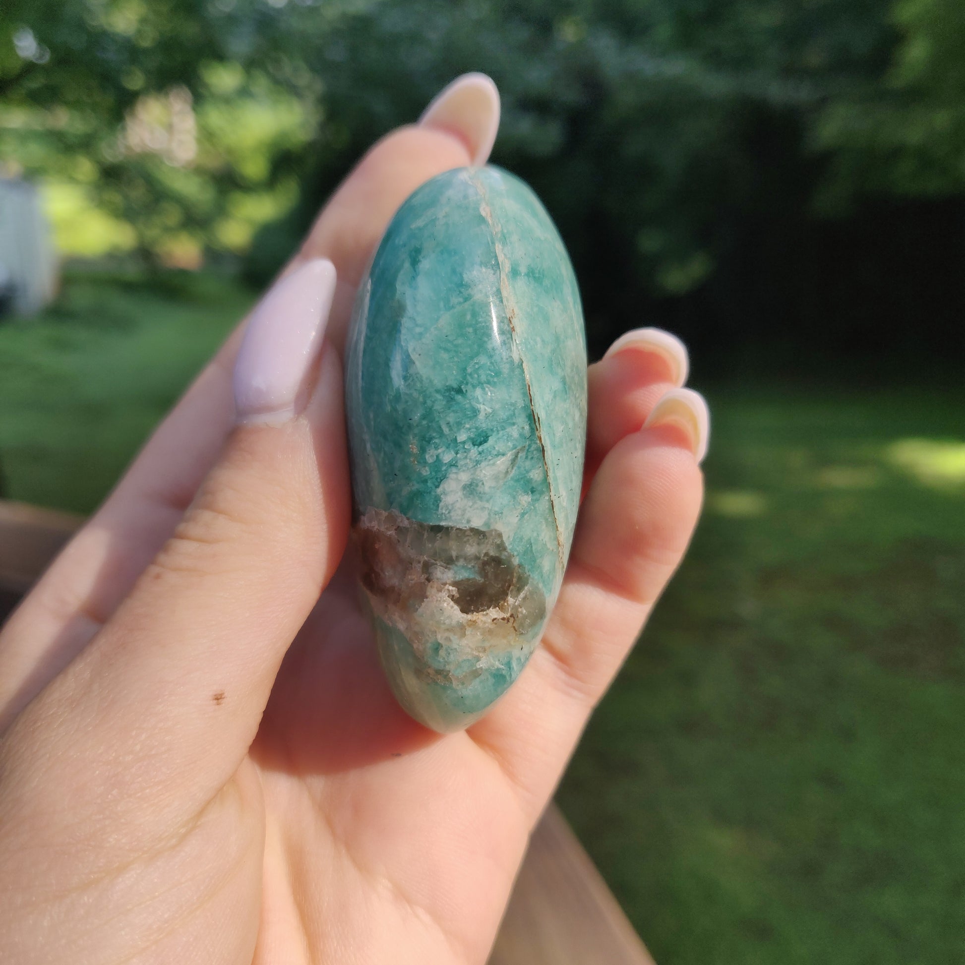 Amazonite Palm Stone (#2) - Simply Affinity