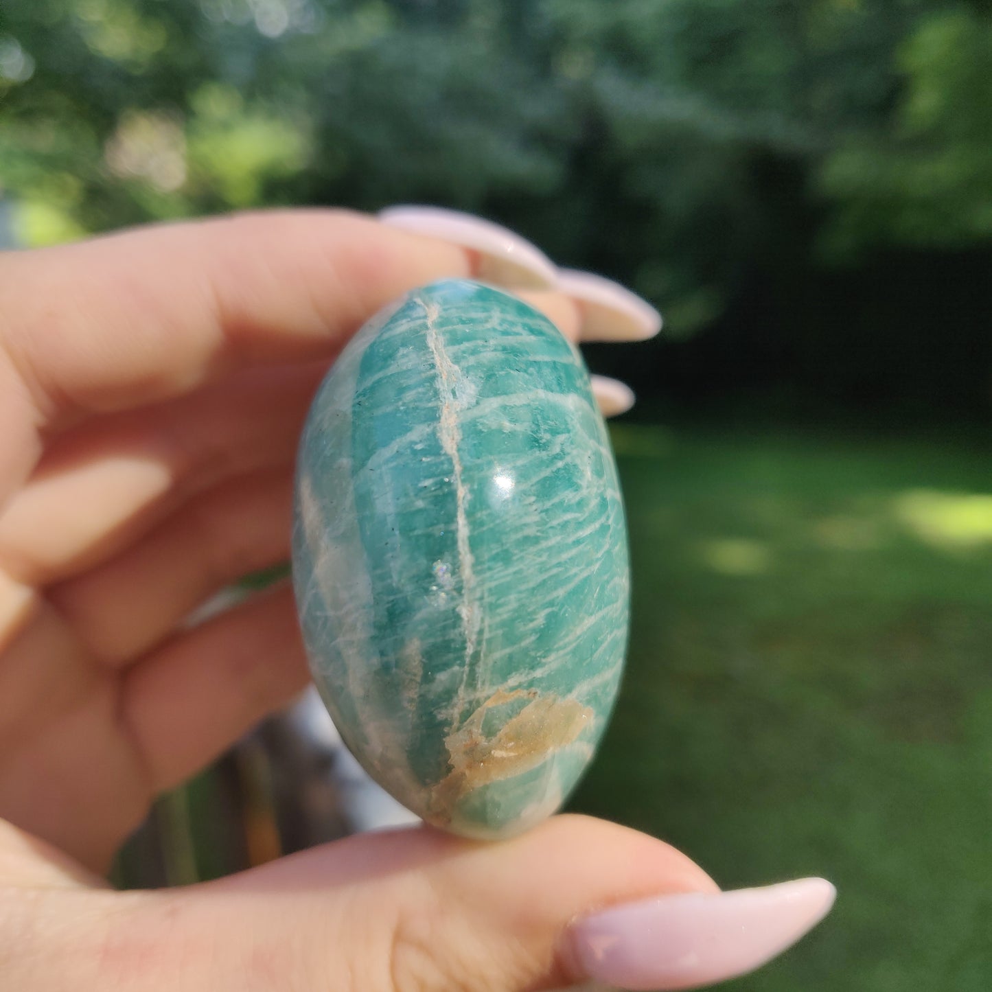 Amazonite Palm Stone (#2) - Simply Affinity