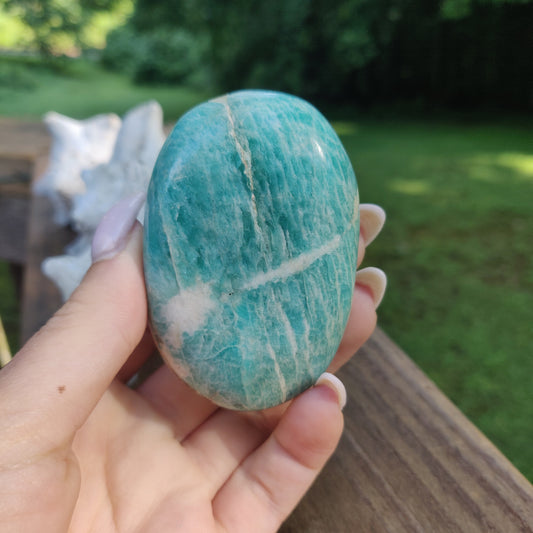 Amazonite Palm Stone (#3) - Simply Affinity