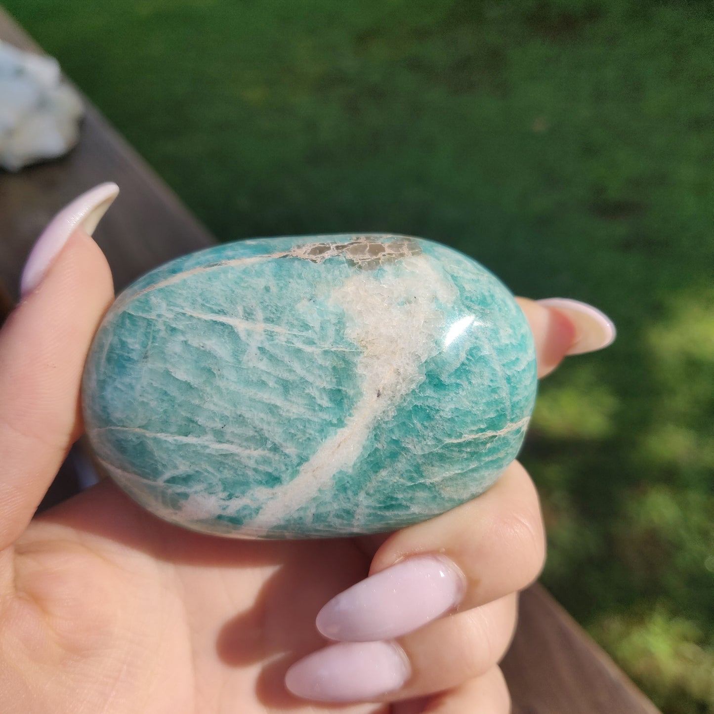 Amazonite Palm Stone (#3) - Simply Affinity