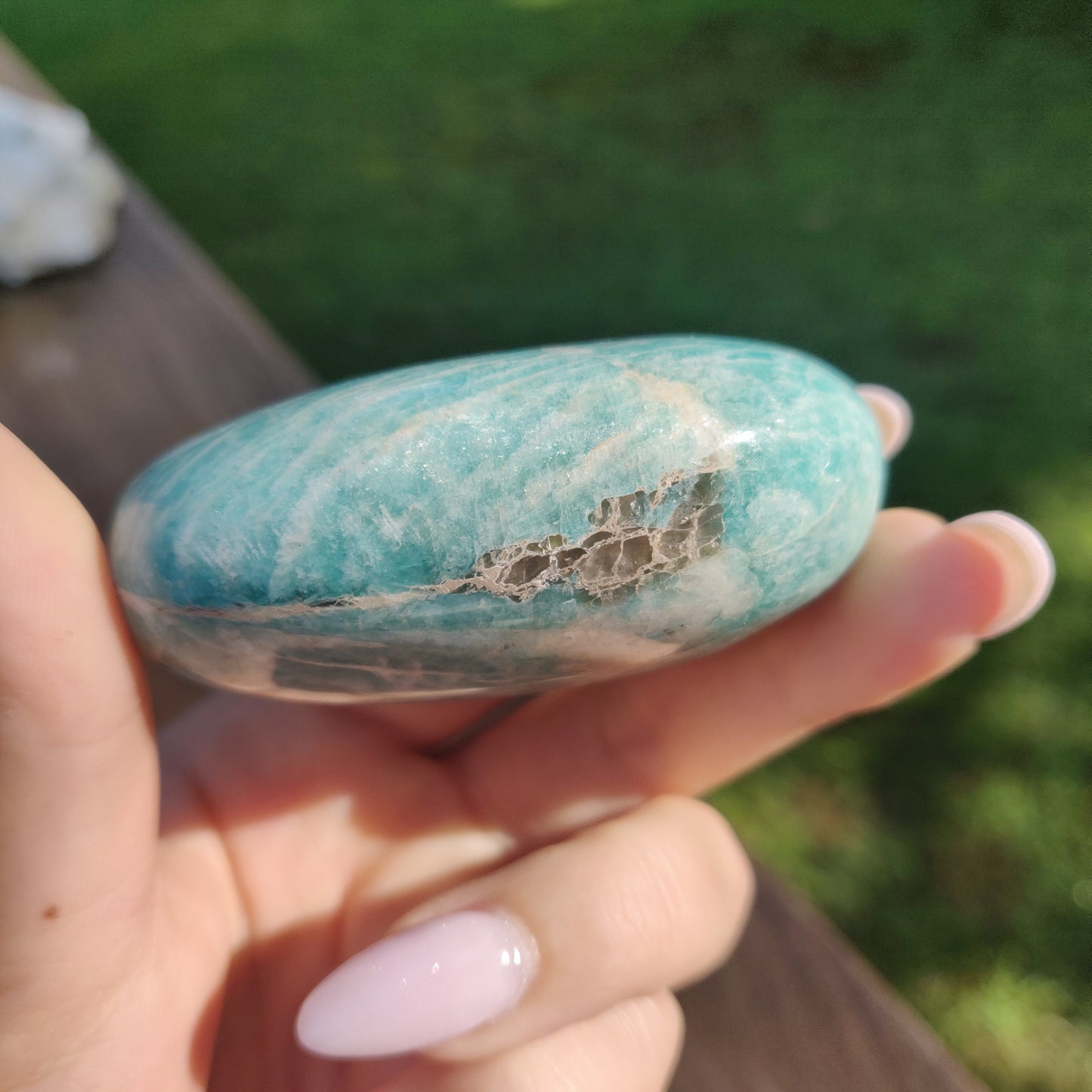 Amazonite Palm Stone (#3) - Simply Affinity