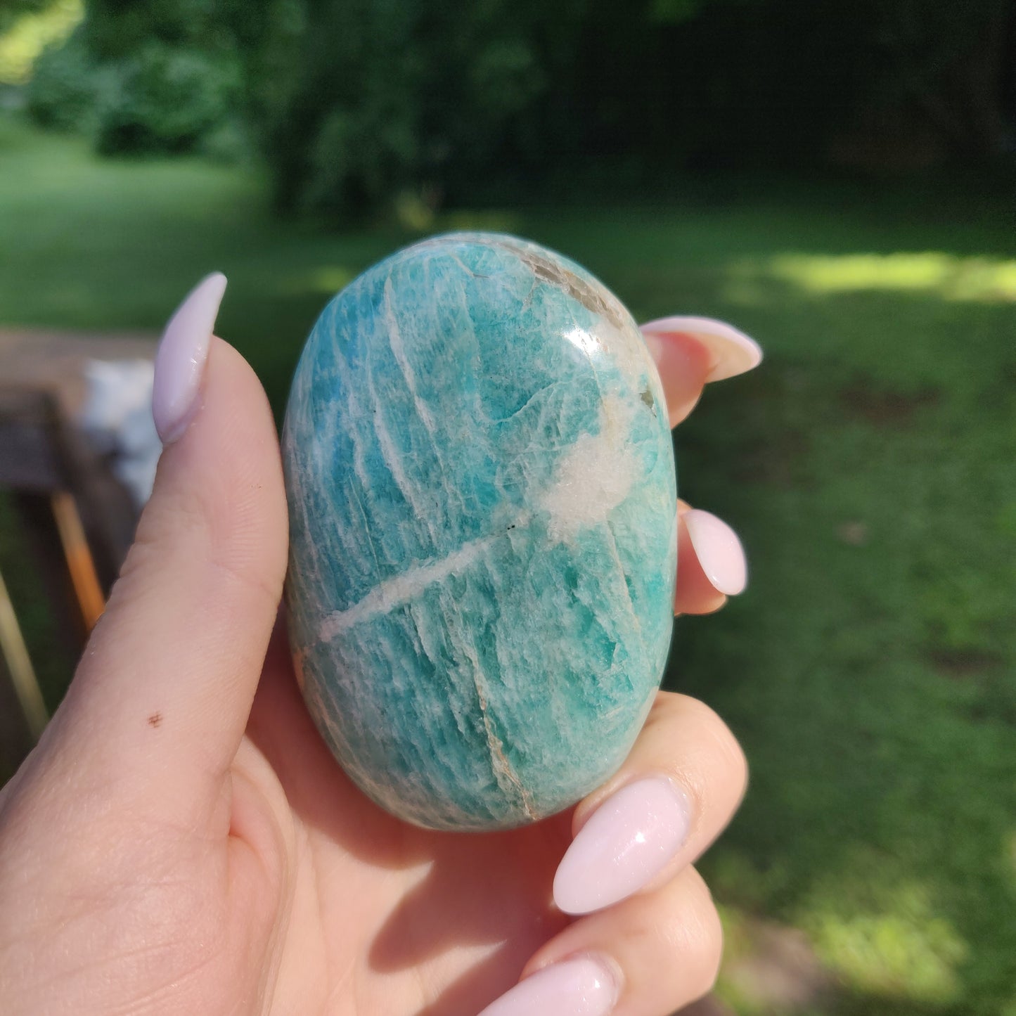 Amazonite Palm Stone (#3) - Simply Affinity