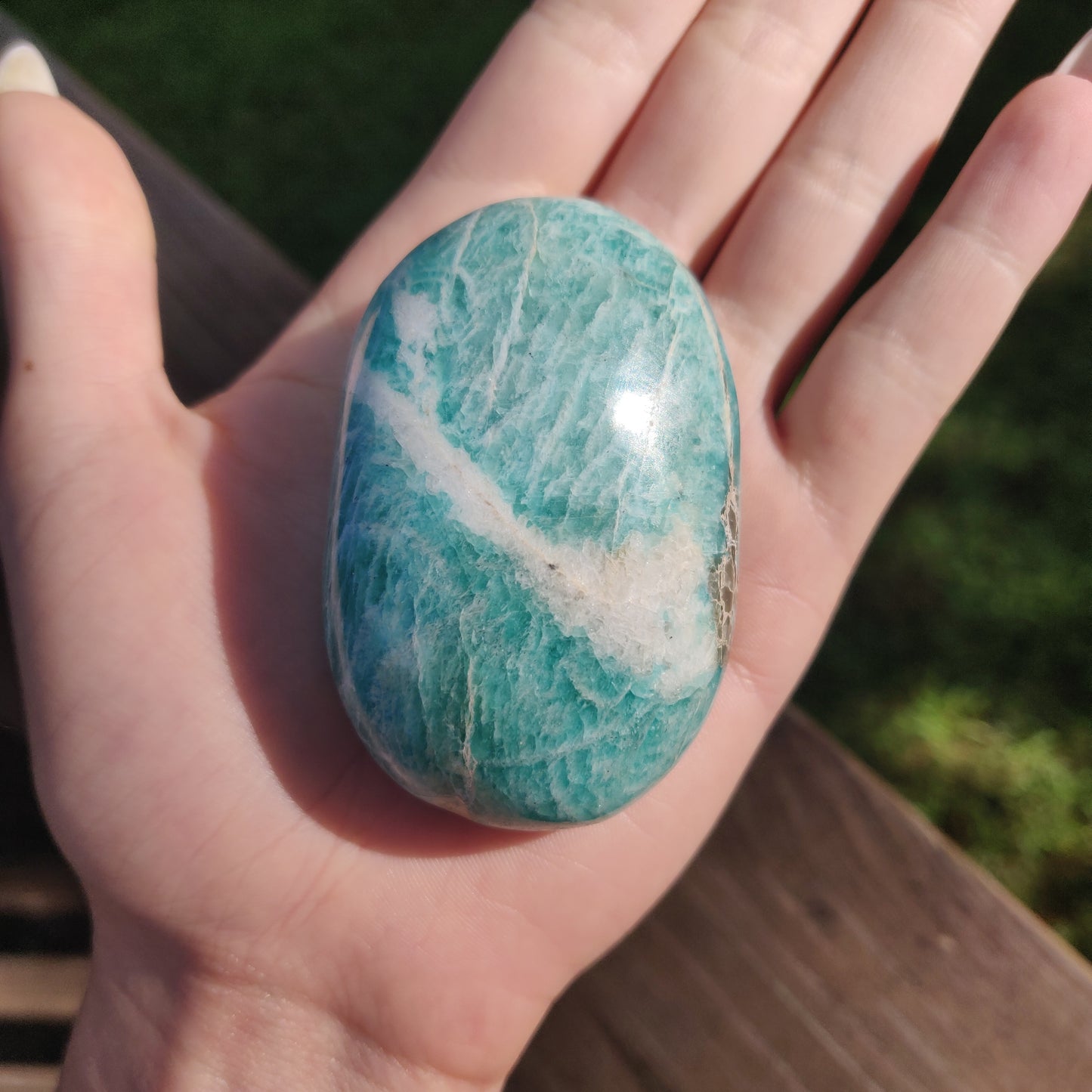 Amazonite Palm Stone (#3) - Simply Affinity