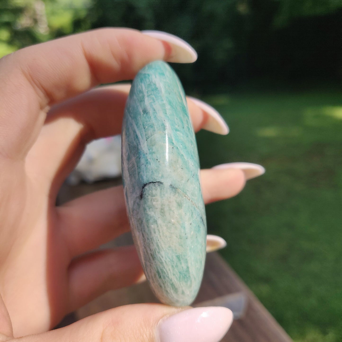 Amazonite Palm Stone (#19) - Simply Affinity