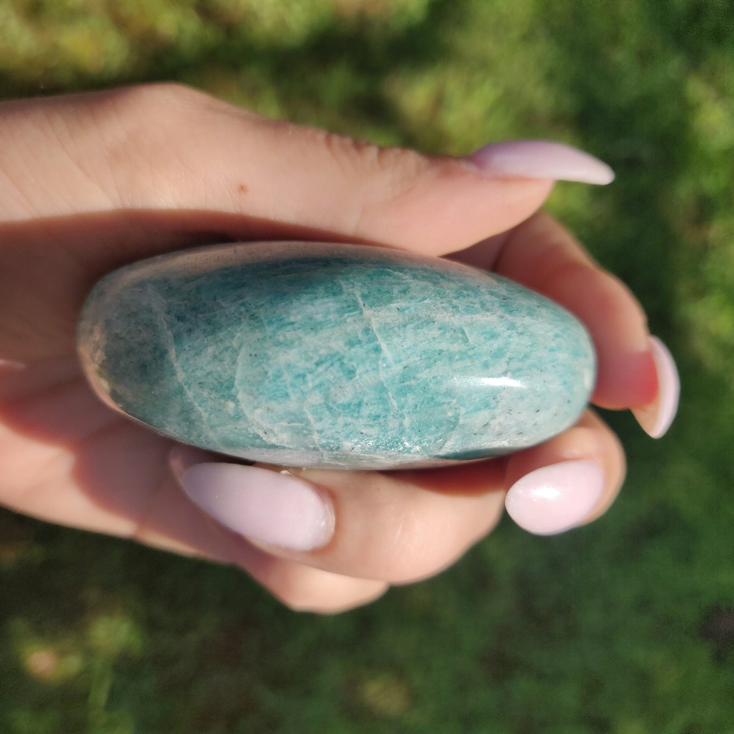 Amazonite Palm Stone (#21) - Simply Affinity