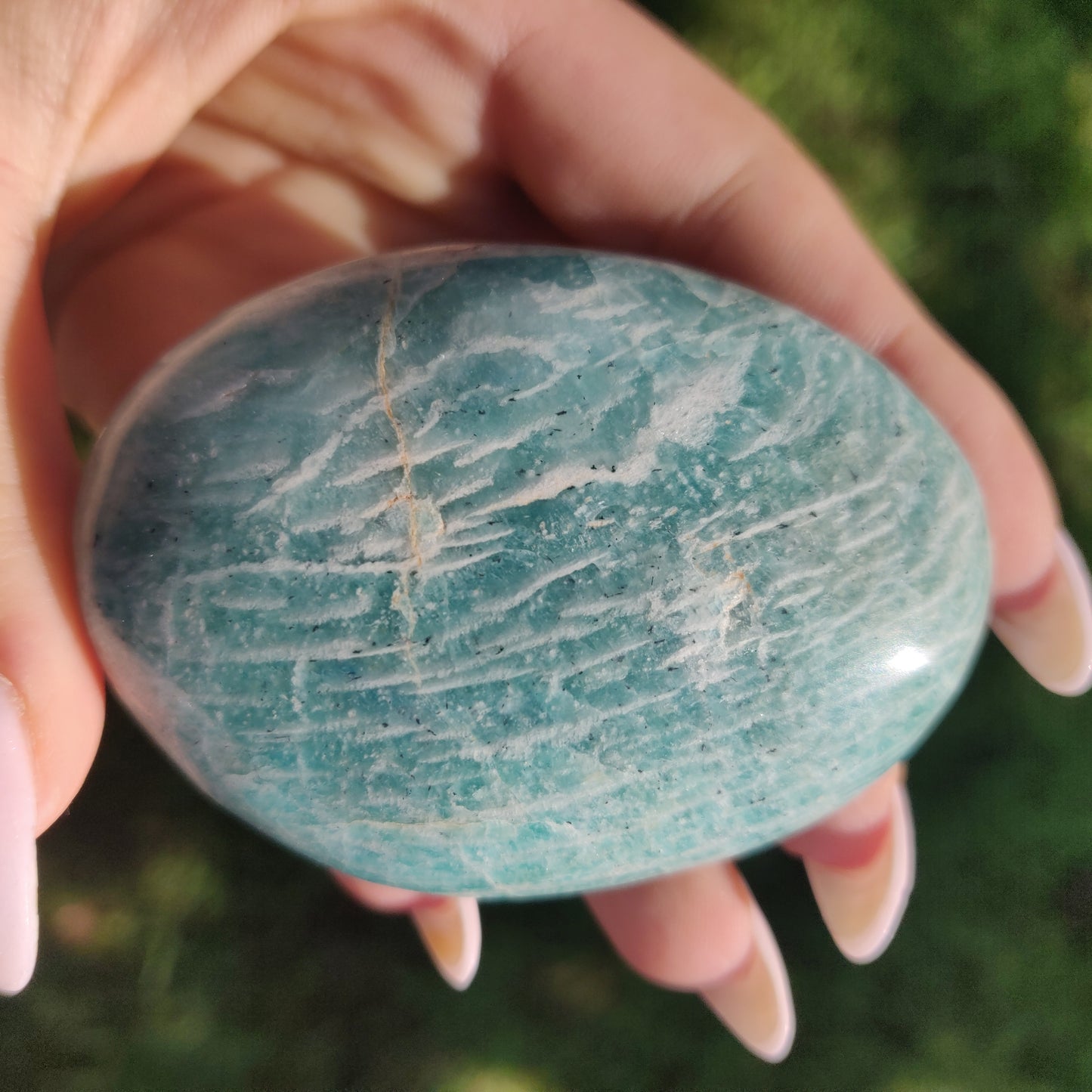 Amazonite Palm Stone (#21) - Simply Affinity