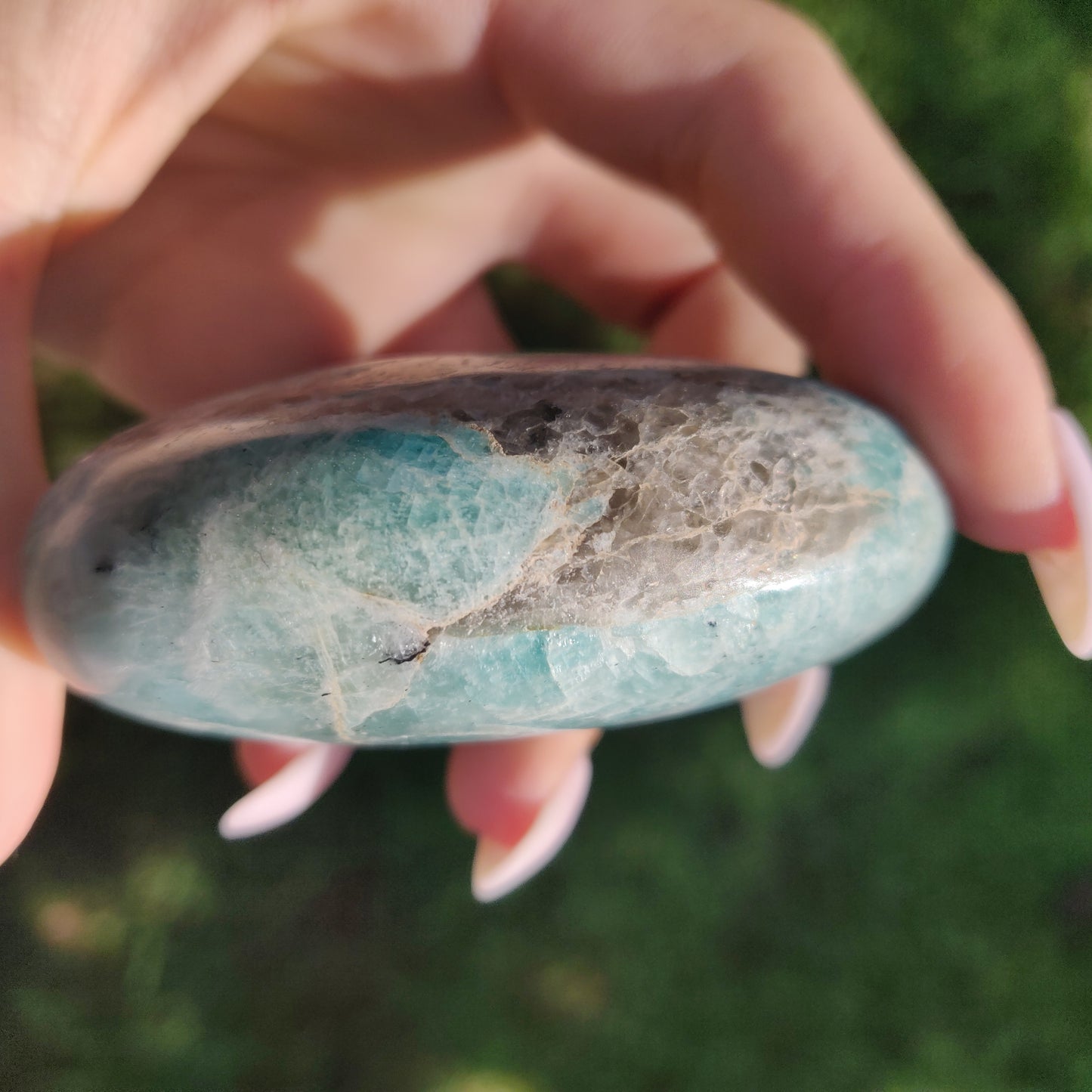Amazonite Palm Stone (#21) - Simply Affinity