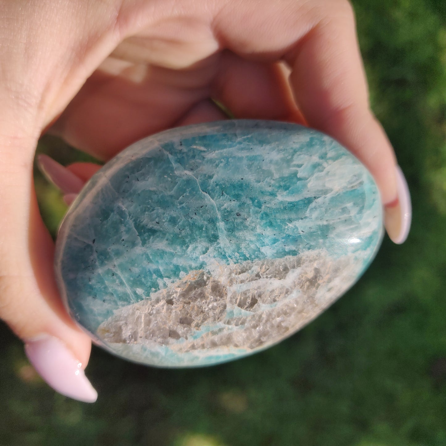 Amazonite Palm Stone (#21) - Simply Affinity