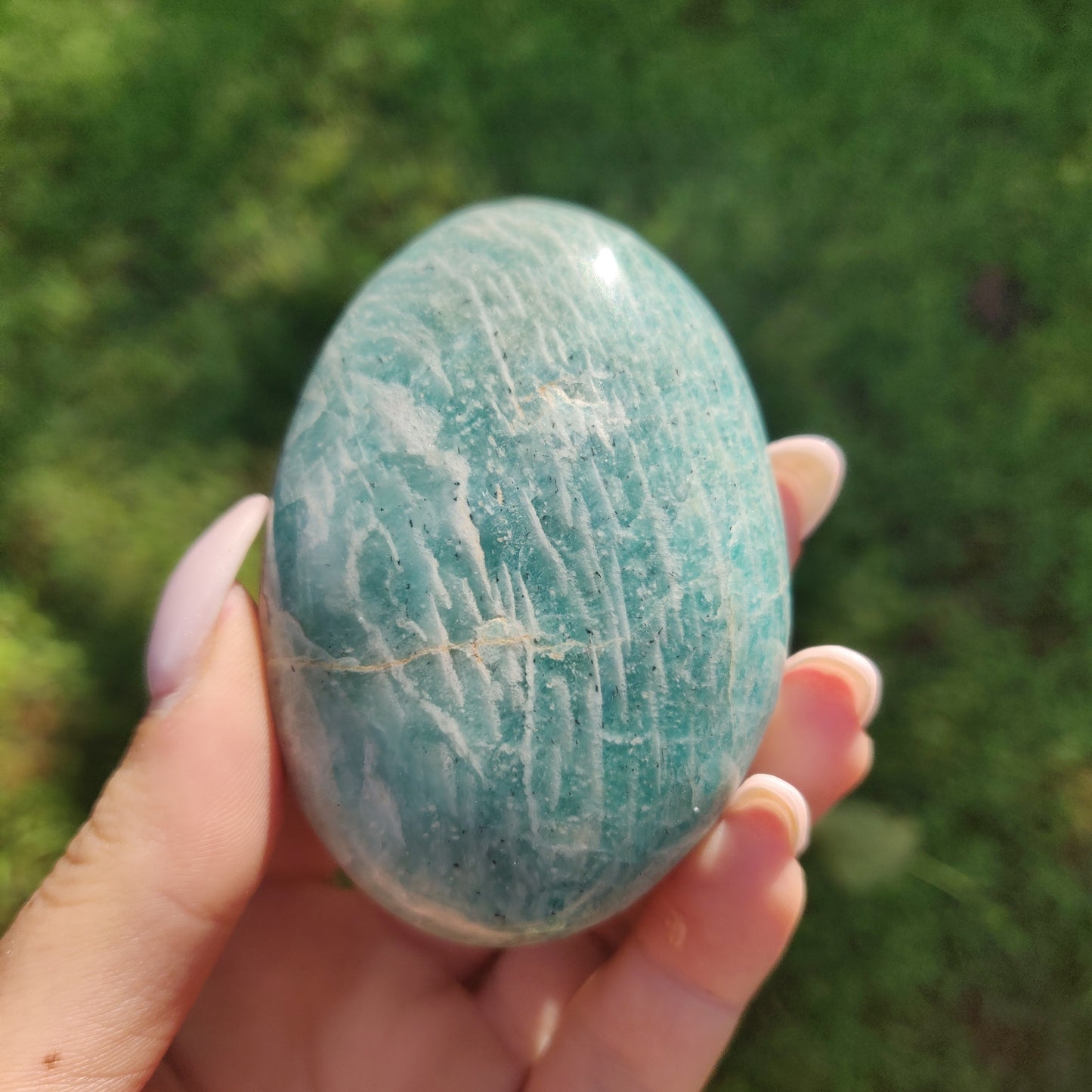 Amazonite Palm Stone (#21) - Simply Affinity