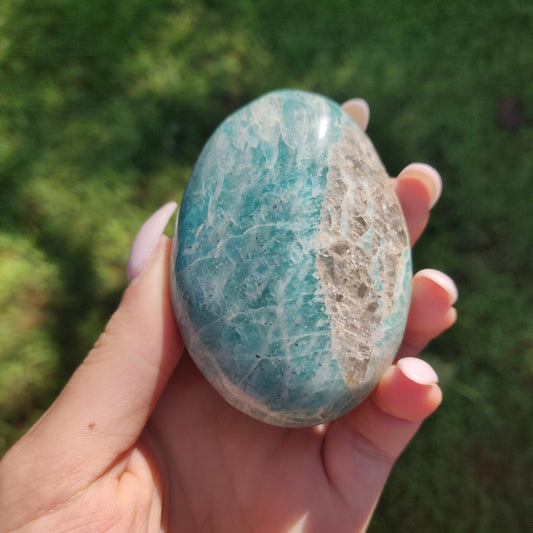 Amazonite Palm Stone (#21) - Simply Affinity