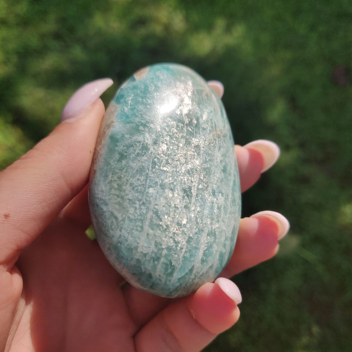 Amazonite Palm Stone (#22) - Simply Affinity