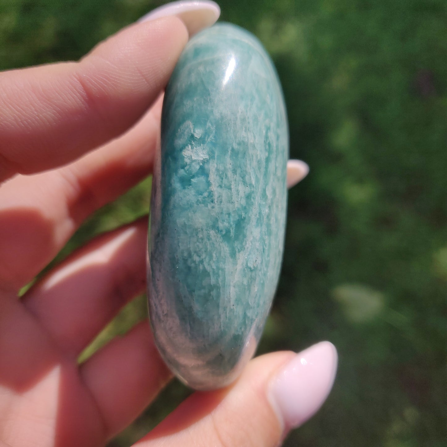 Amazonite Palm Stone (#22) - Simply Affinity