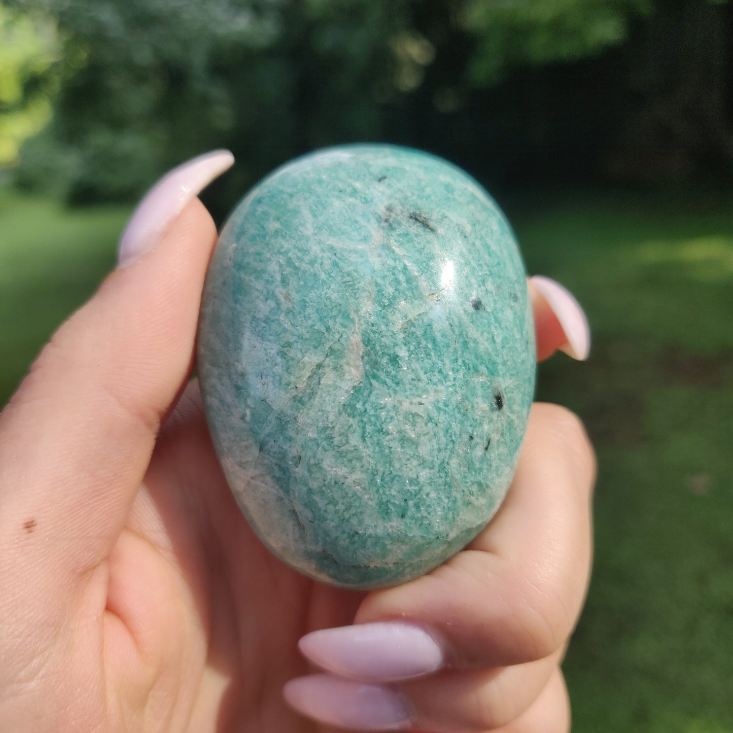 Amazonite Palm Stone (#24) - Simply Affinity