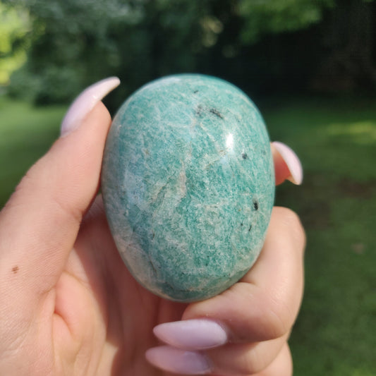 Amazonite Palm Stone (#24) - Simply Affinity