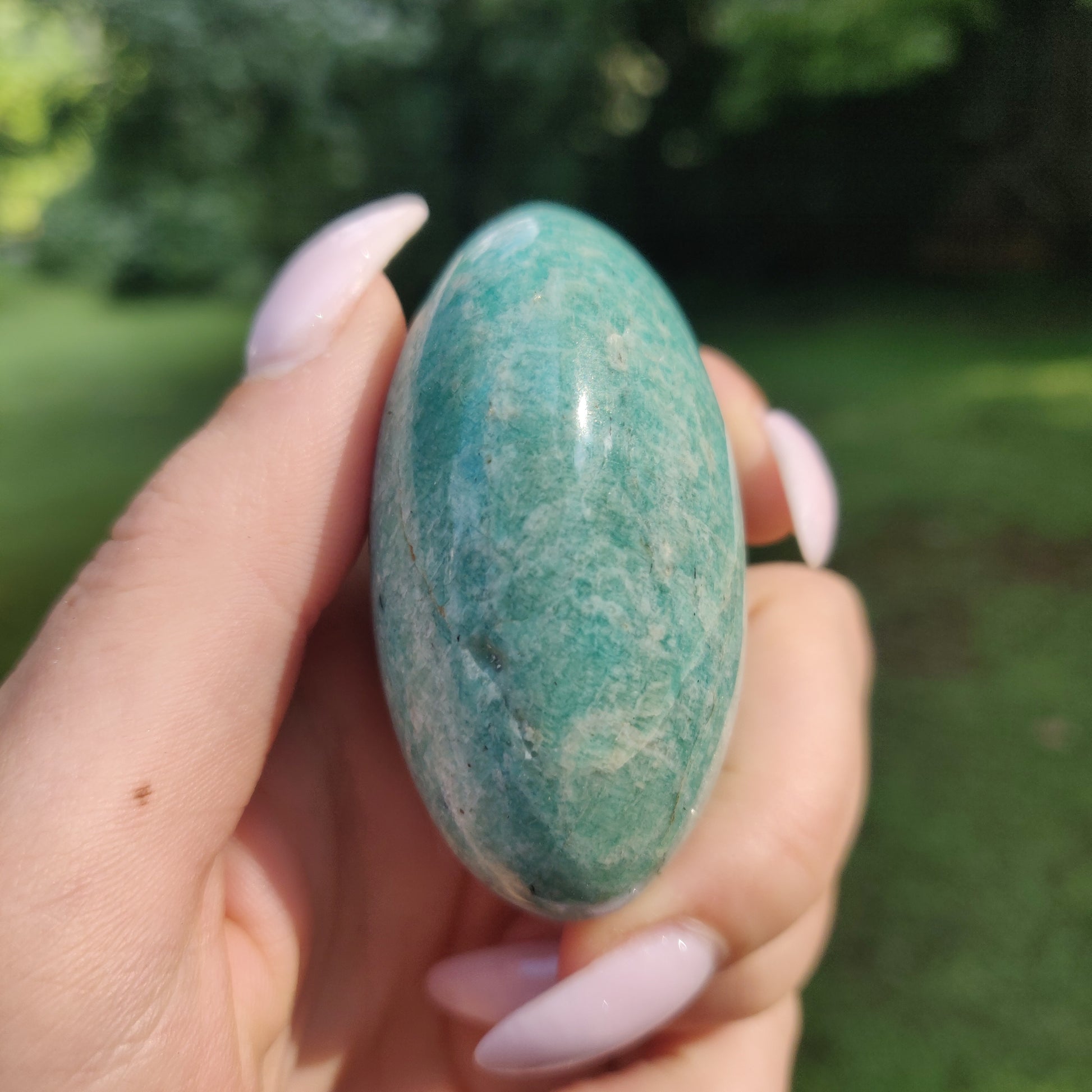 Amazonite Palm Stone (#24) - Simply Affinity