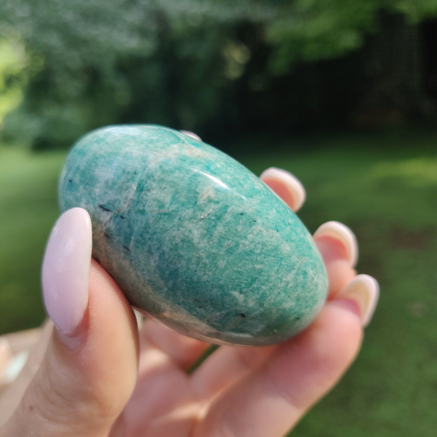 Amazonite Palm Stone (#24) - Simply Affinity