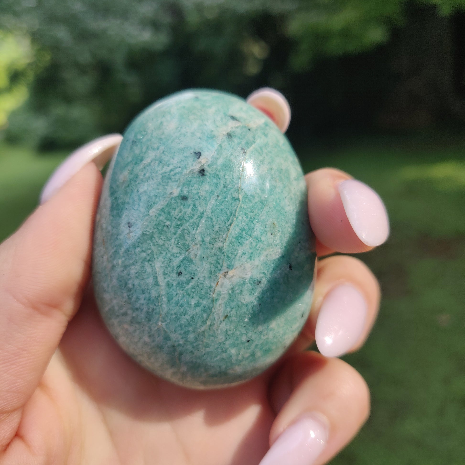 Amazonite Palm Stone (#24) - Simply Affinity