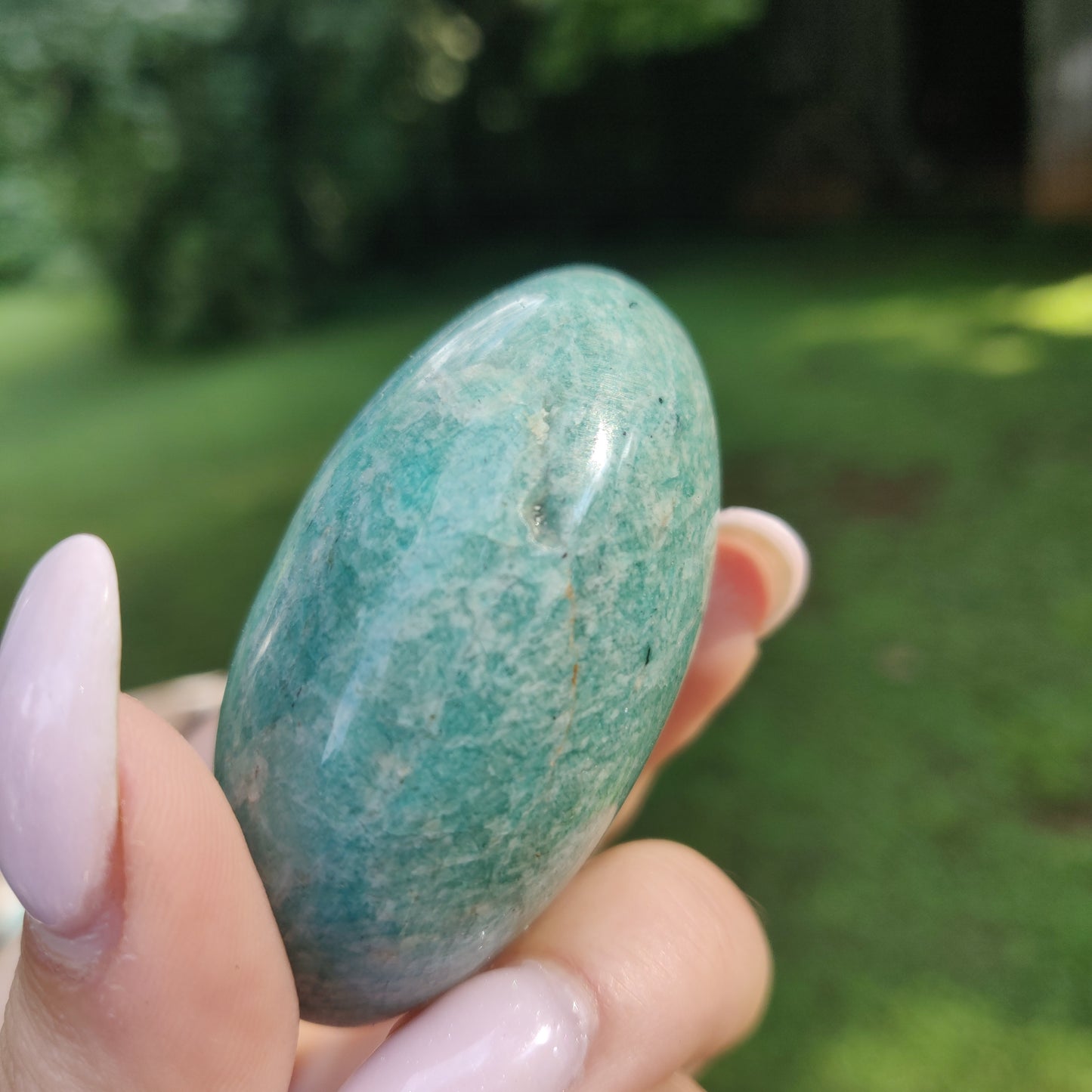 Amazonite Palm Stone (#24) - Simply Affinity