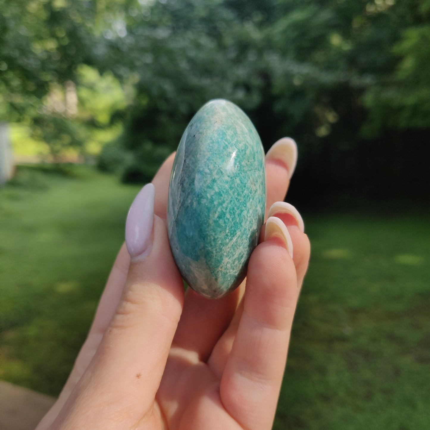 Amazonite Palm Stone (#25) - Simply Affinity